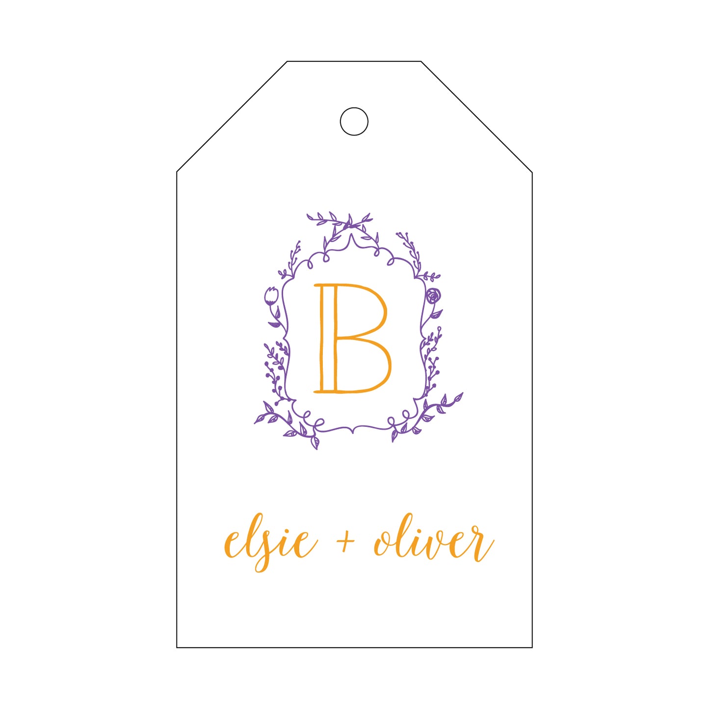 Personalized Gift Tag - T54