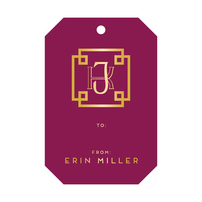 Personalized Gift Tag - T55