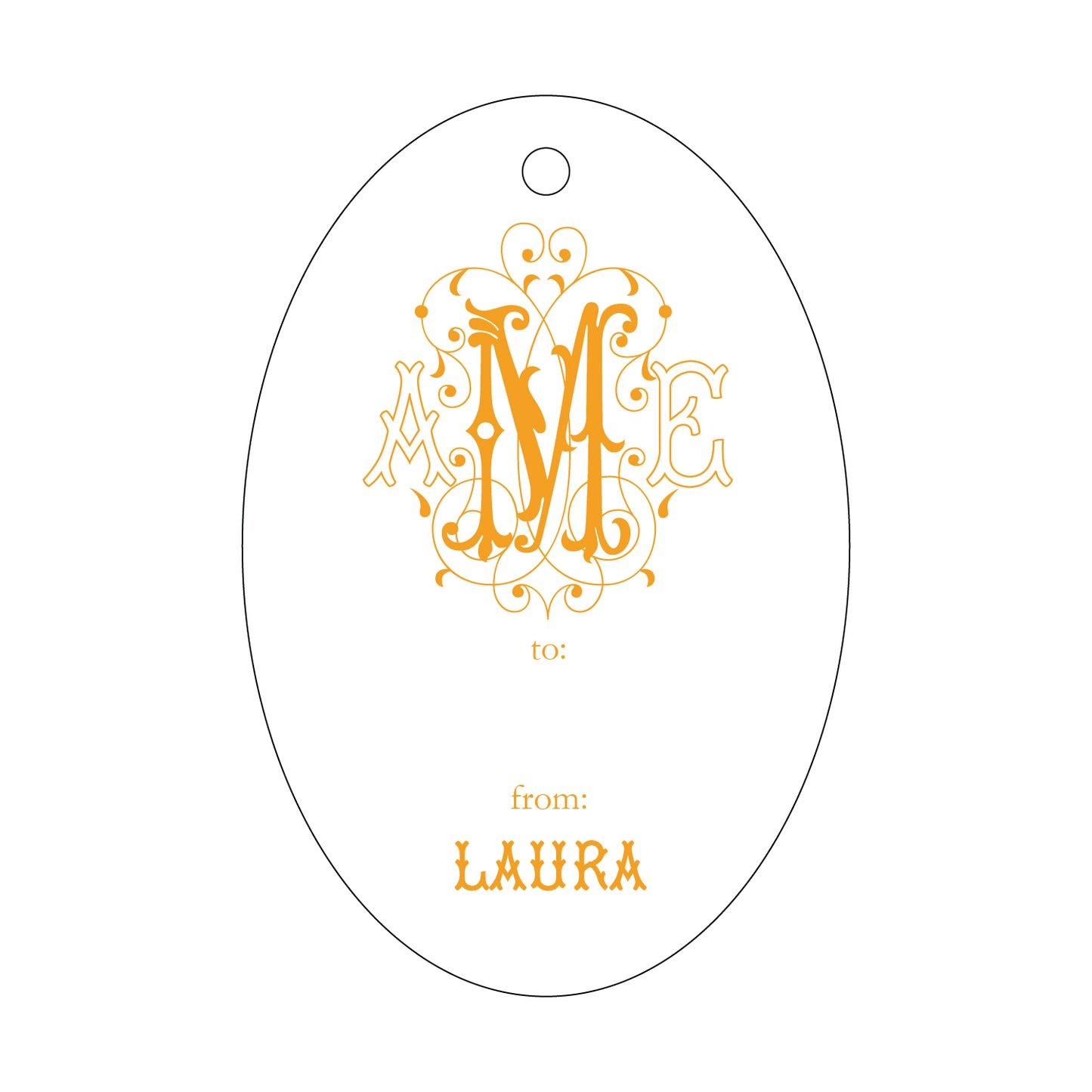Personalized Gift Tag - T56