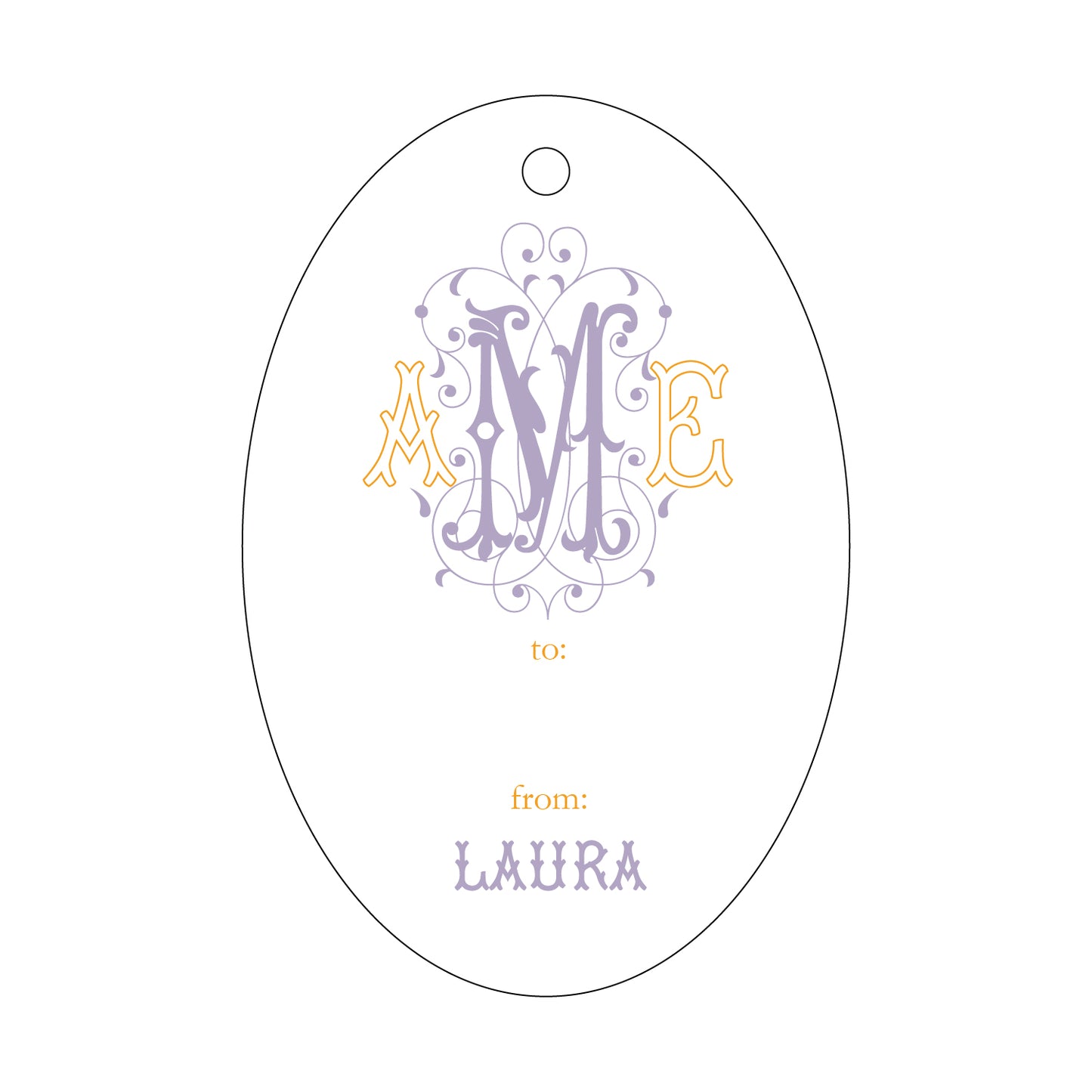 Personalized Gift Tag - T56