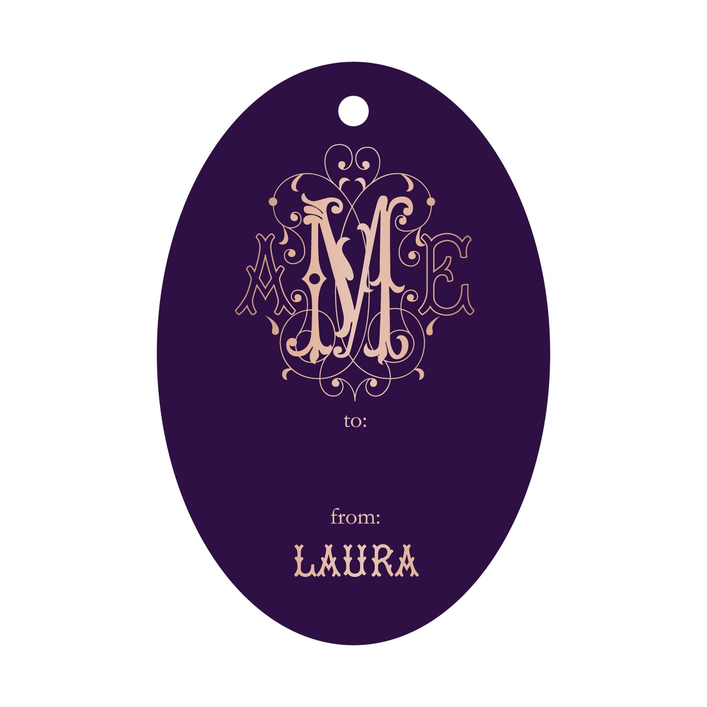 Personalized Gift Tag - T56