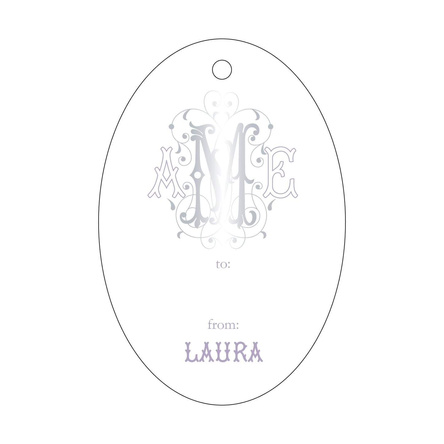 Personalized Gift Tag - T56