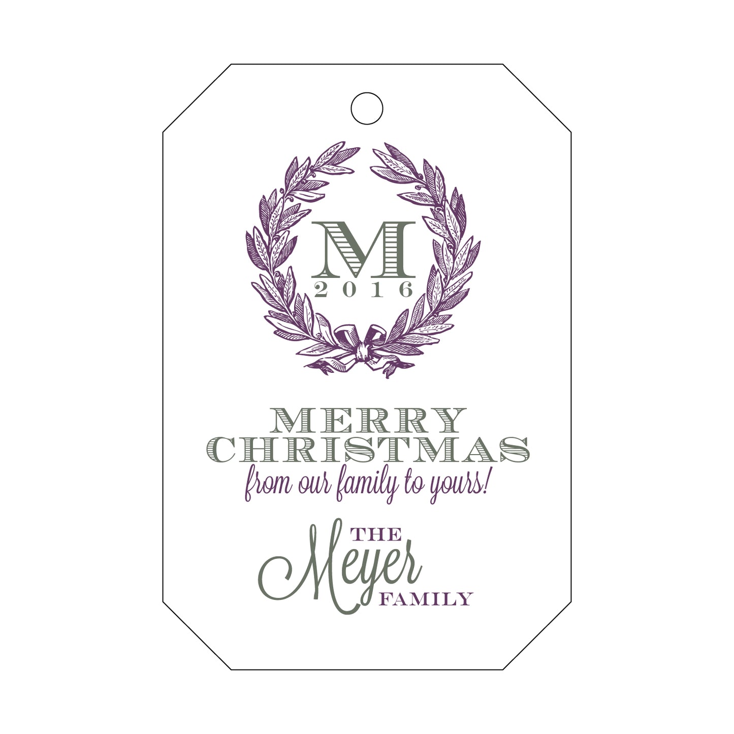 Personalized Gift Tag - T58