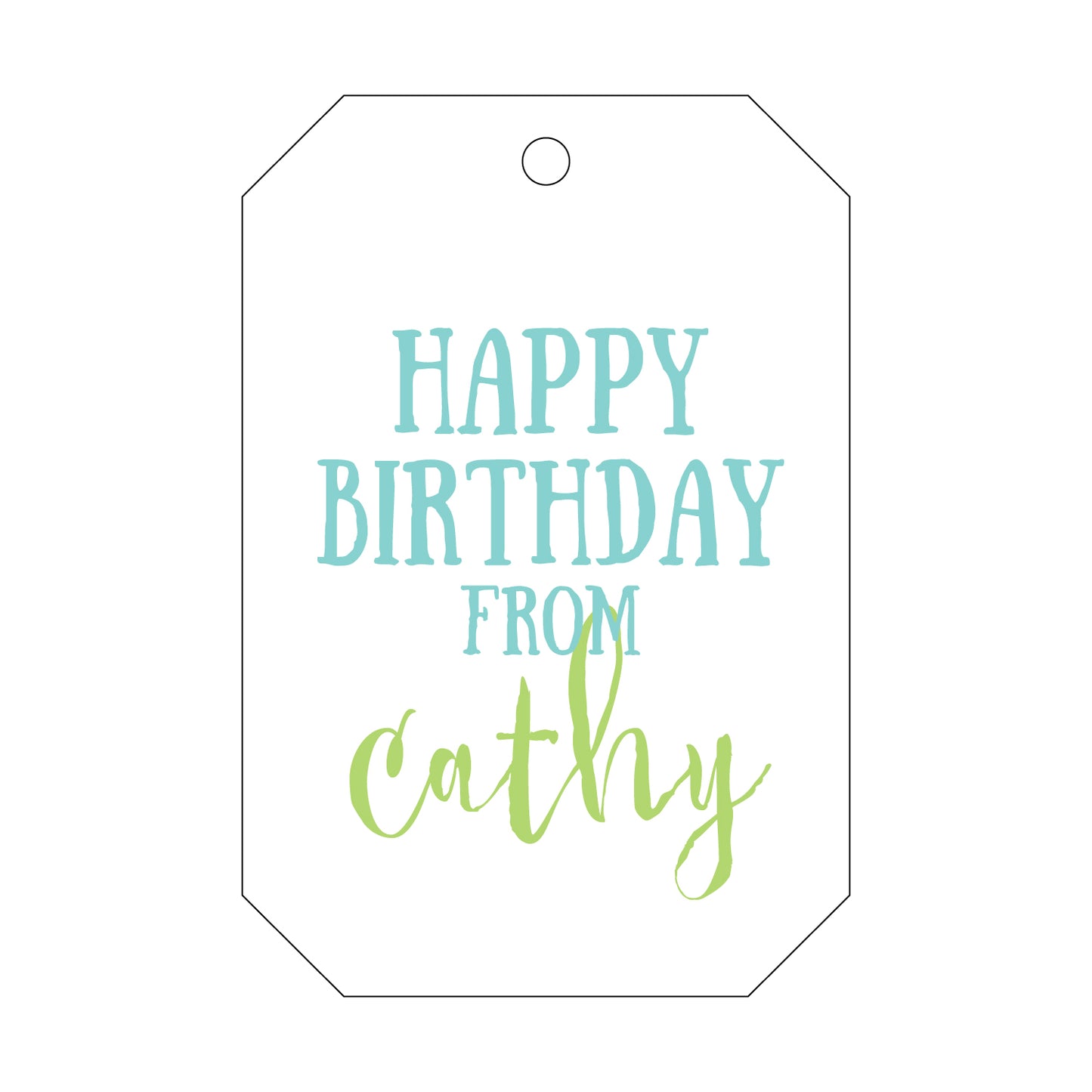Personalized Gift Tag - T5