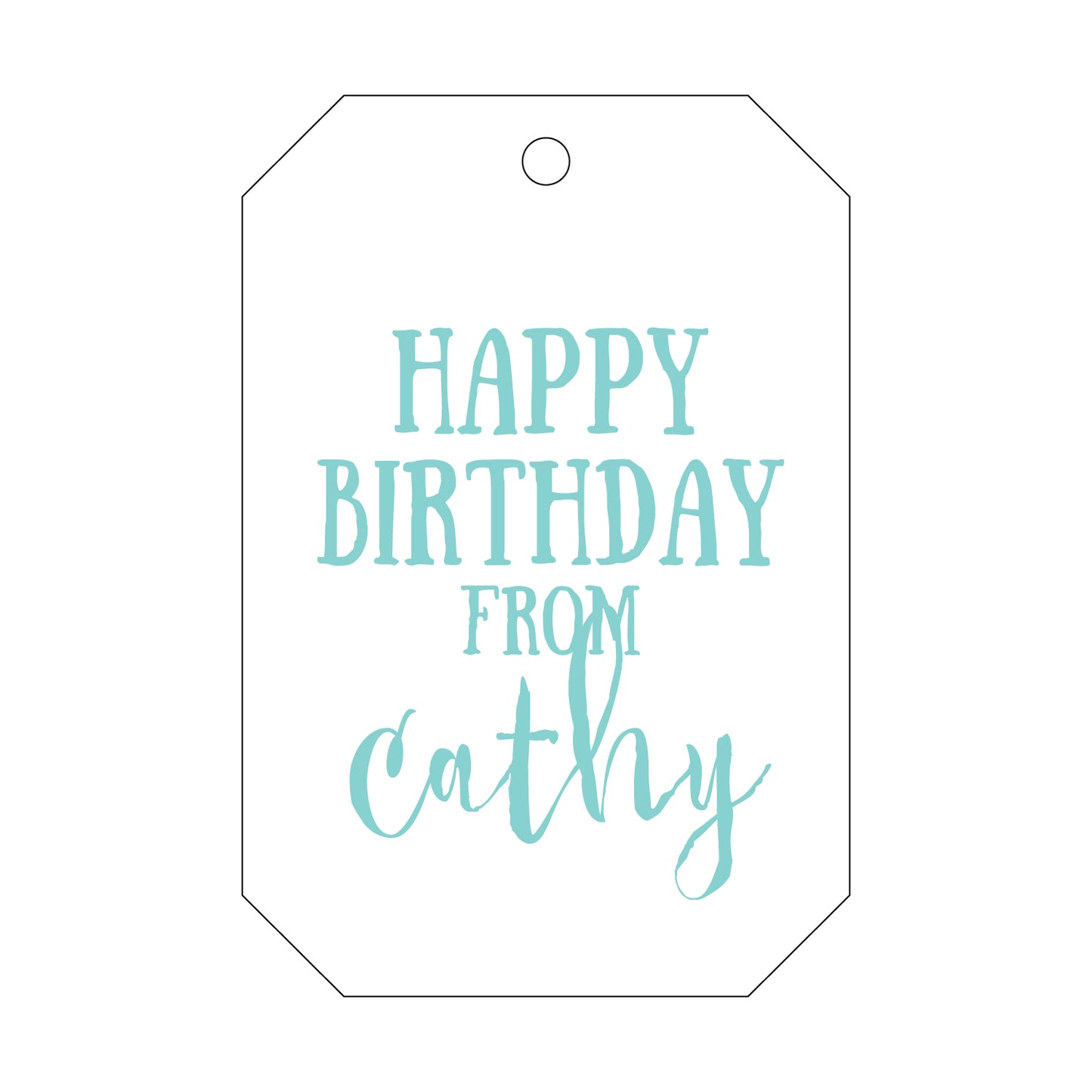 Personalized Gift Tag - T5