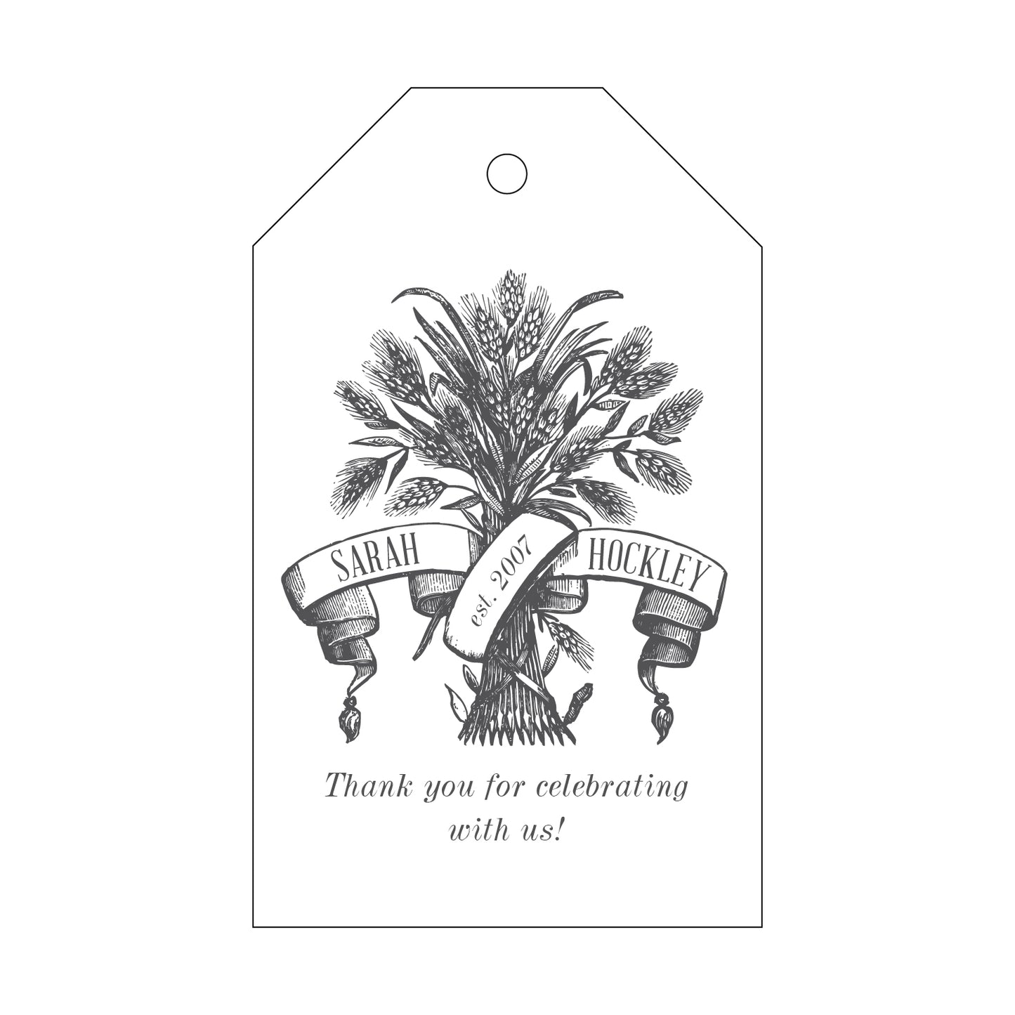 Personalized Gift Tag - T60