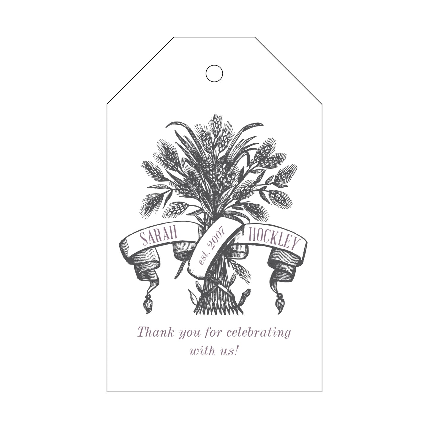 Personalized Gift Tag - T60