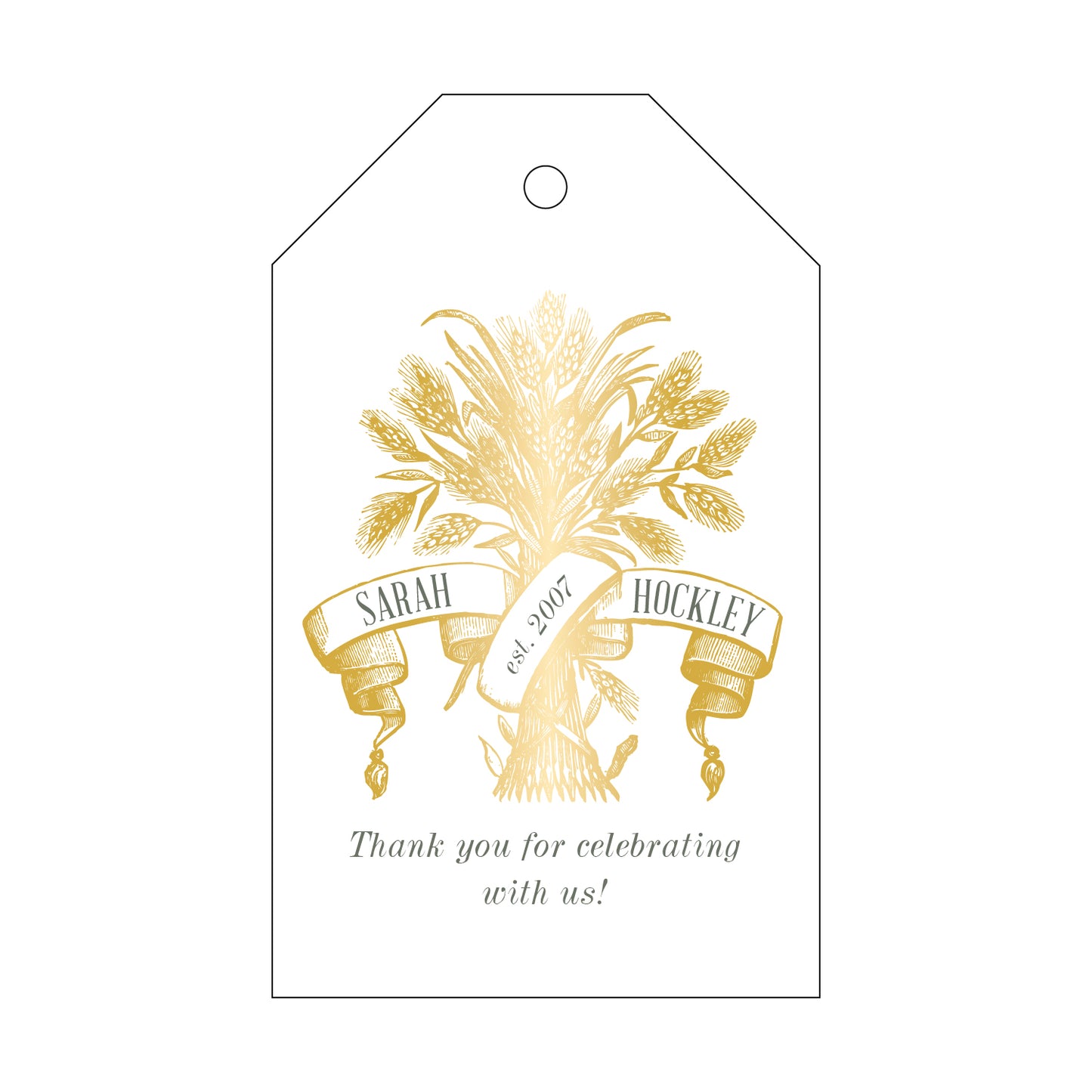 Personalized Gift Tag - T60