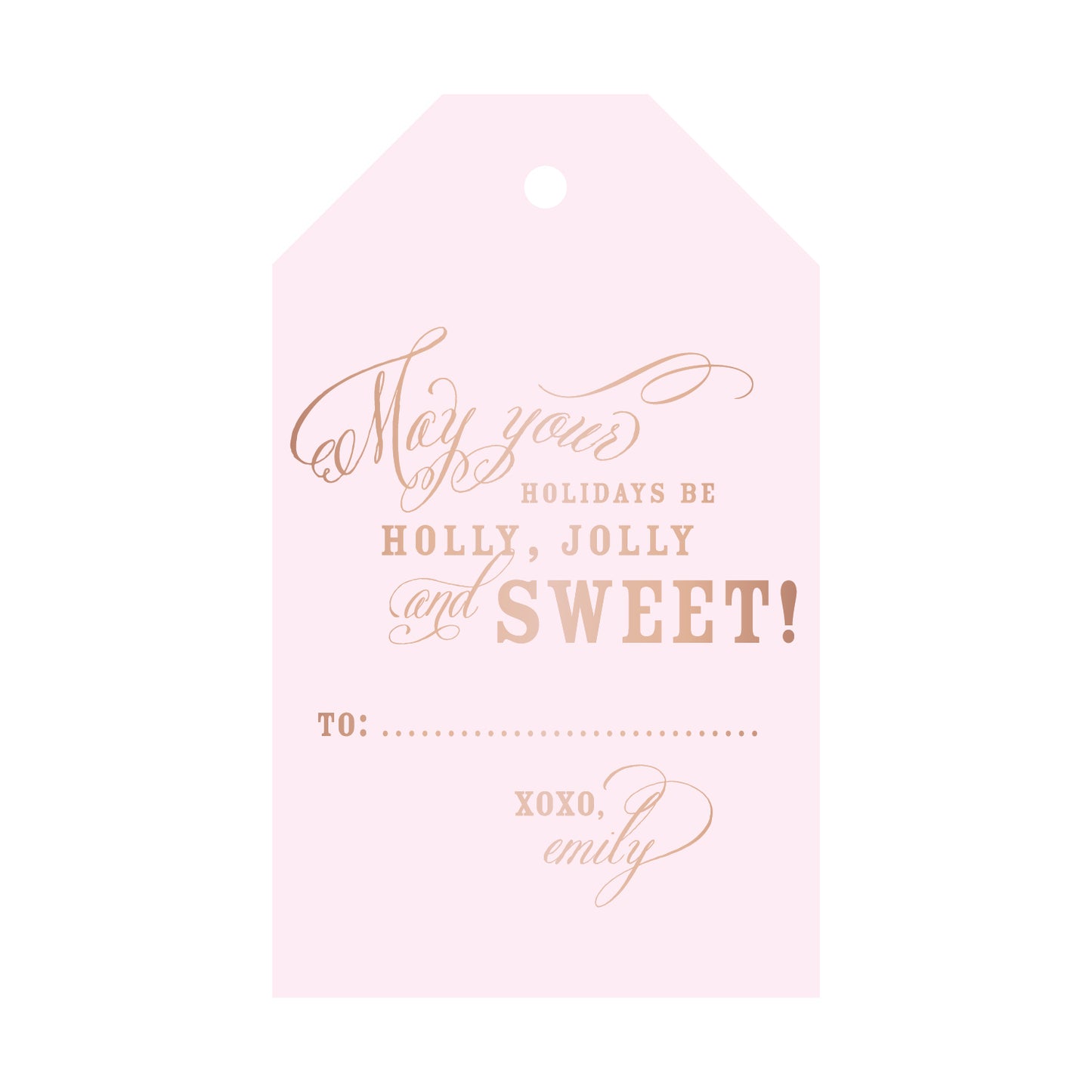 Personalized Gift Tag - T64