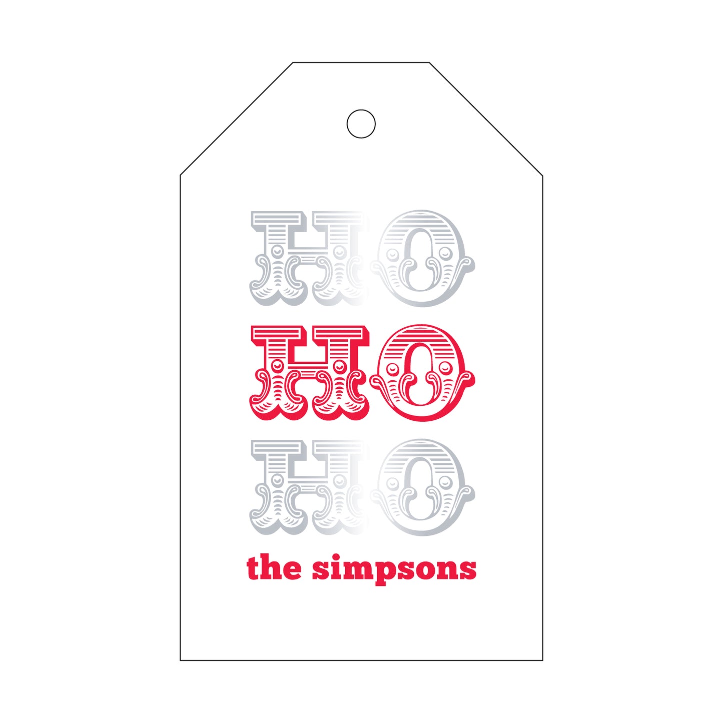 Personalized Gift Tag - T65