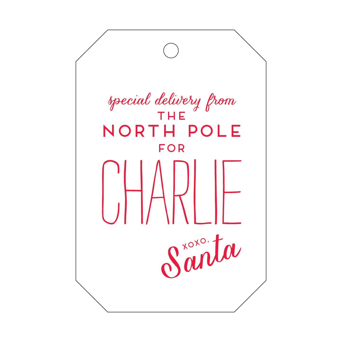 Personalized Gift Tag - T68
