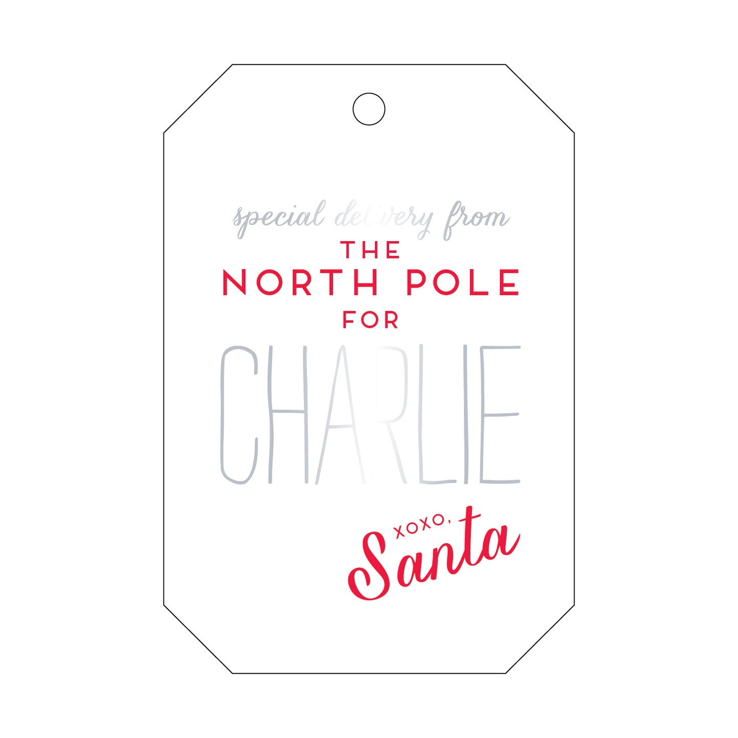 Personalized Gift Tag - T68