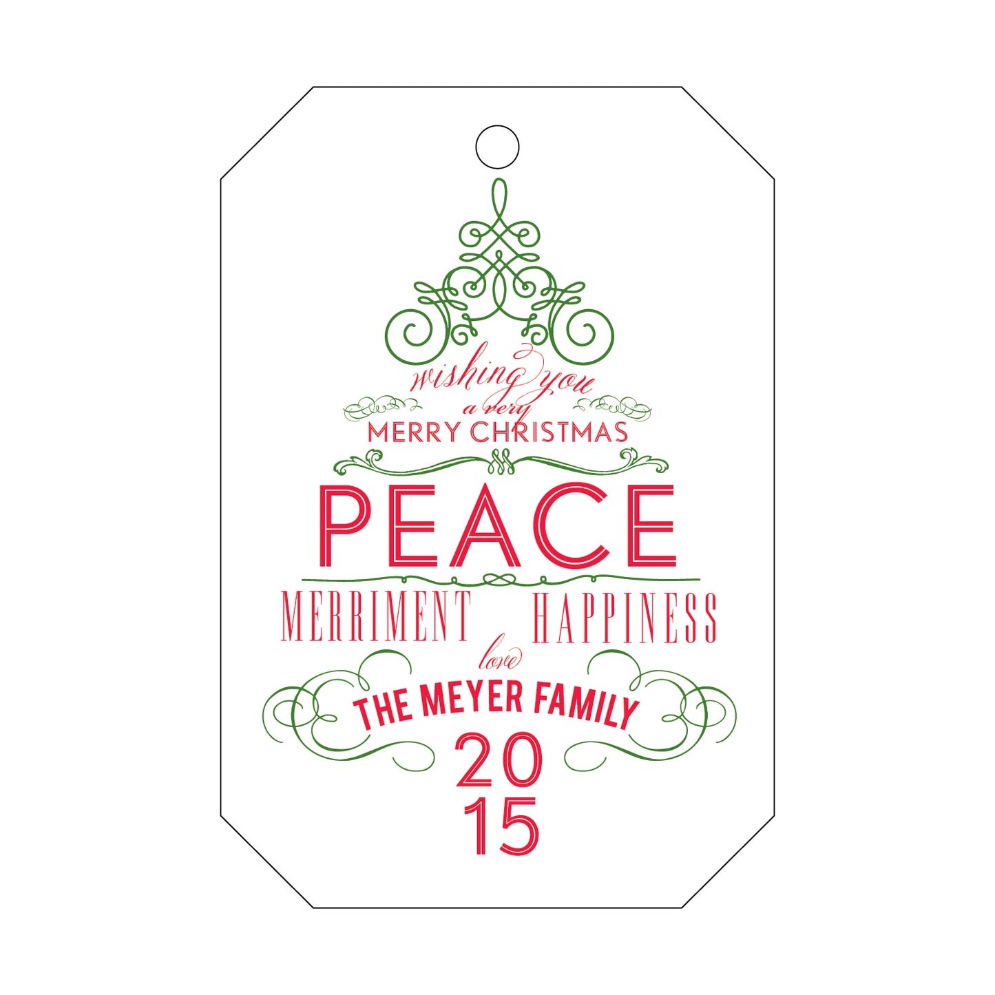 Personalized Gift Tag - T69