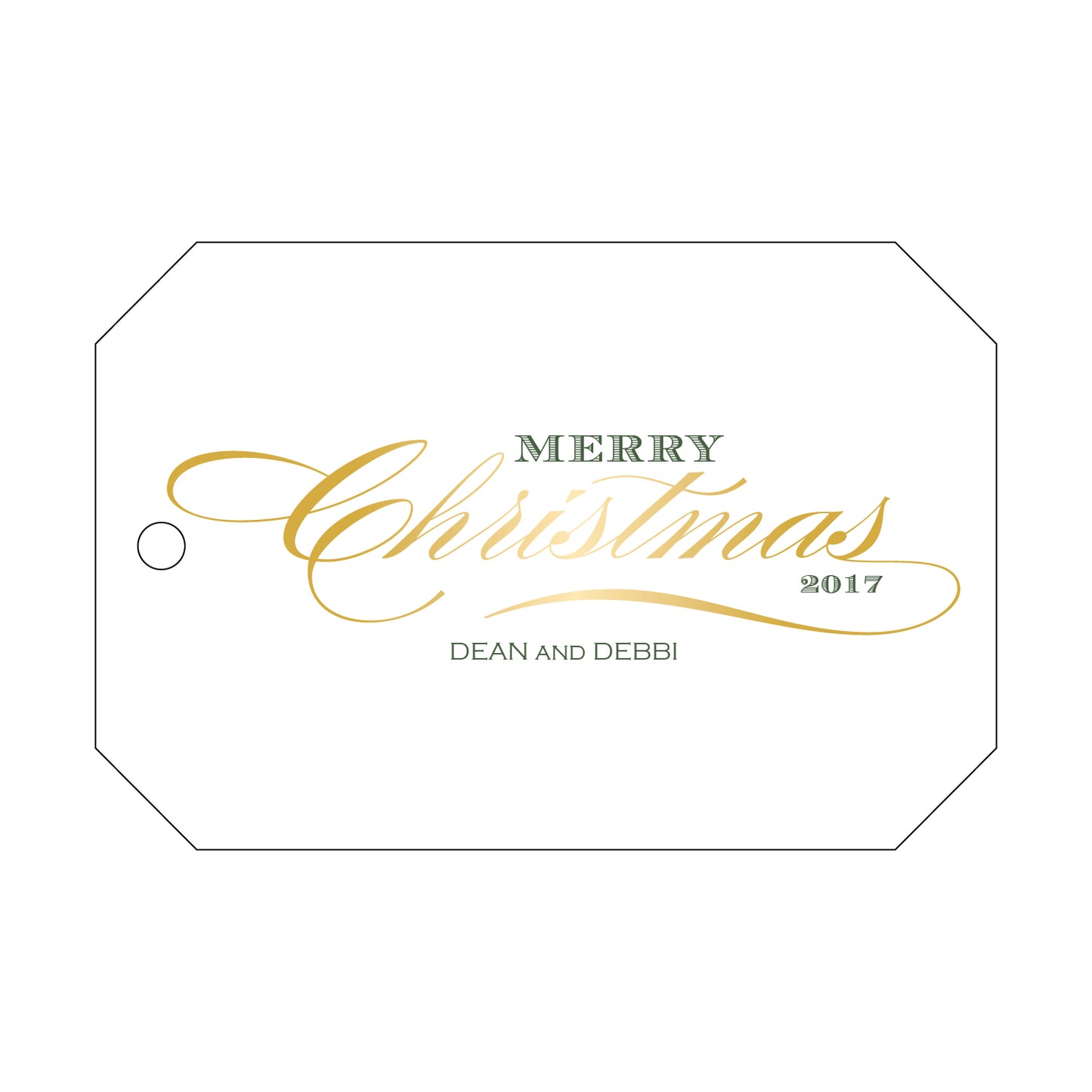 Personalized Gift Tag - T70