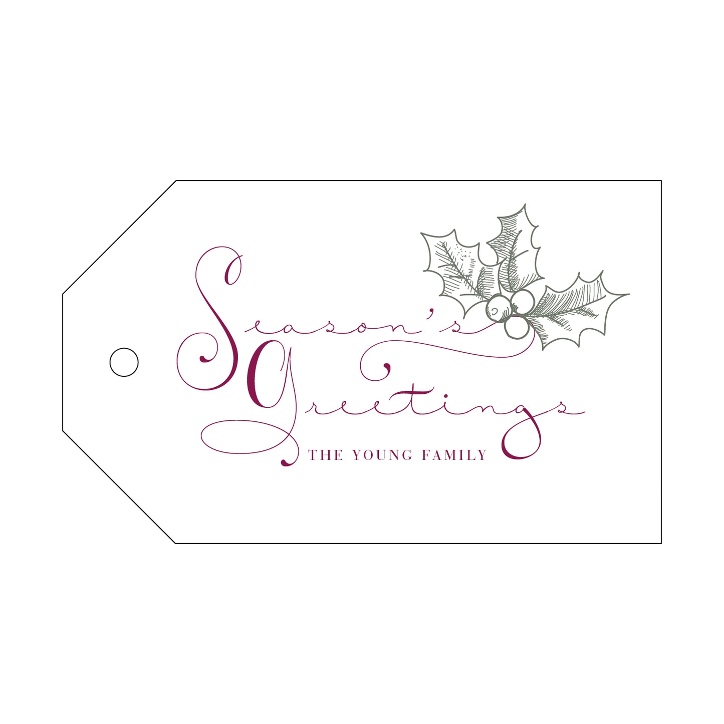 Personalized Gift Tag - T71