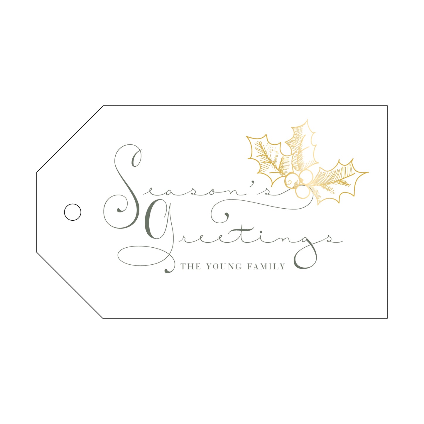 Personalized Gift Tag - T71