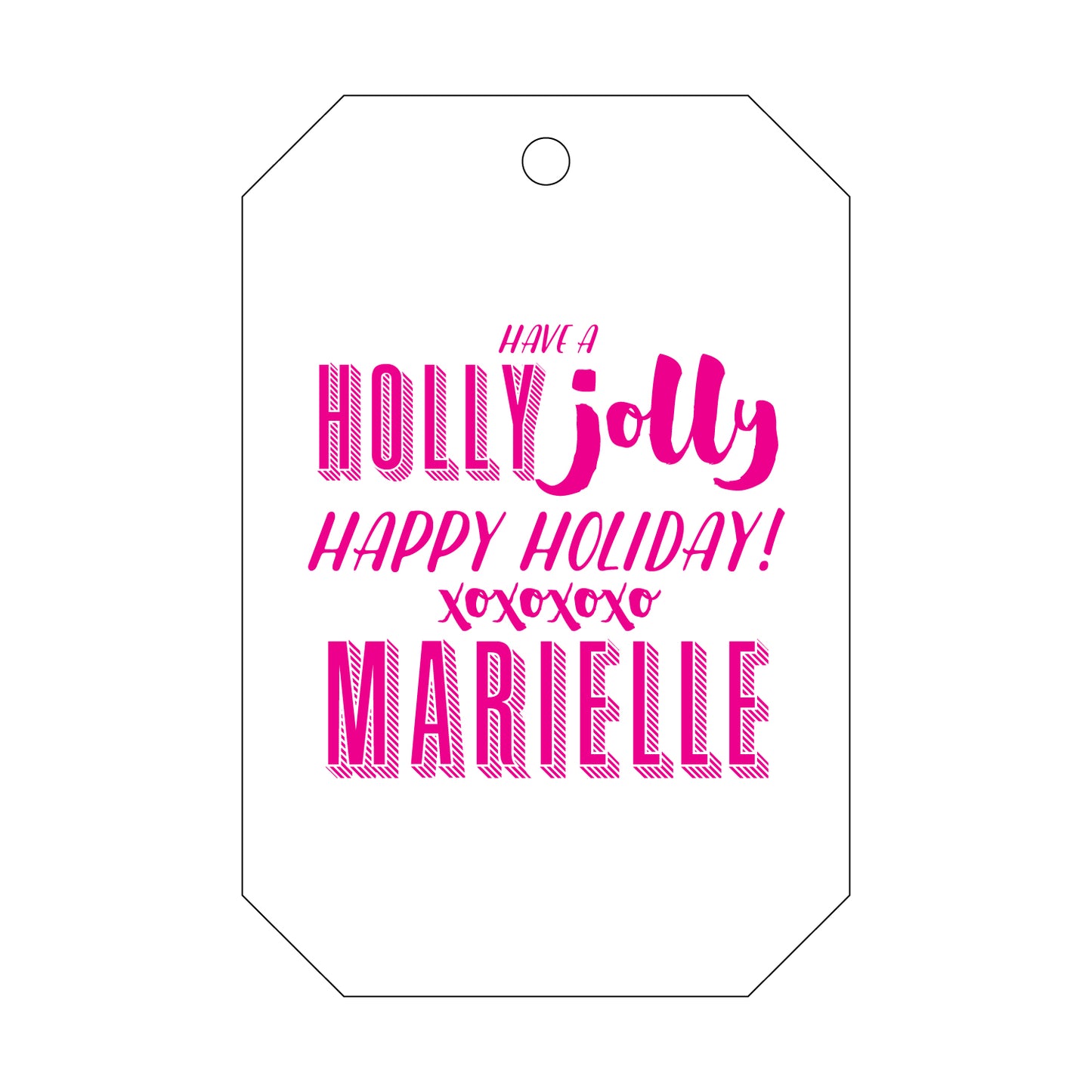 Personalized Gift Tag - T73