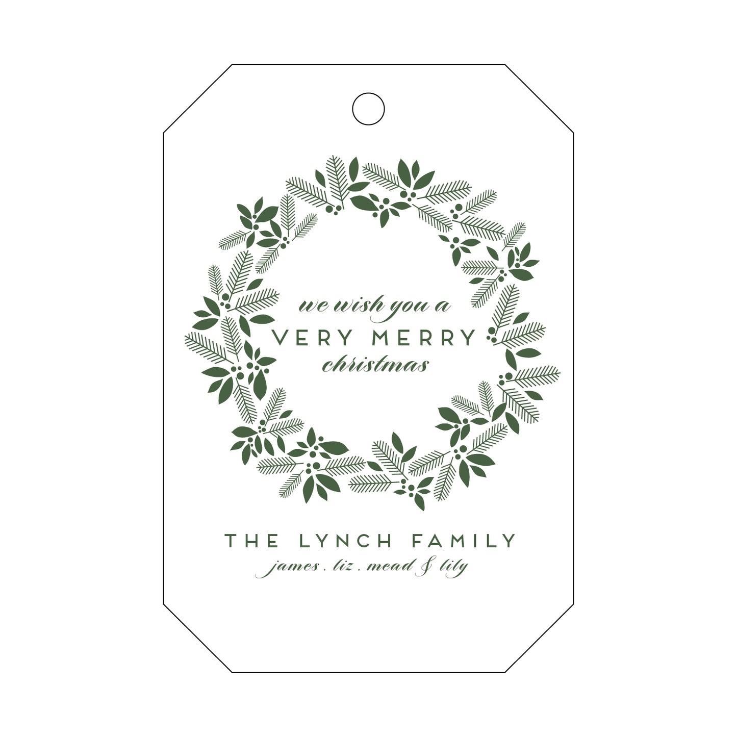 Personalized Gift Tag - T74