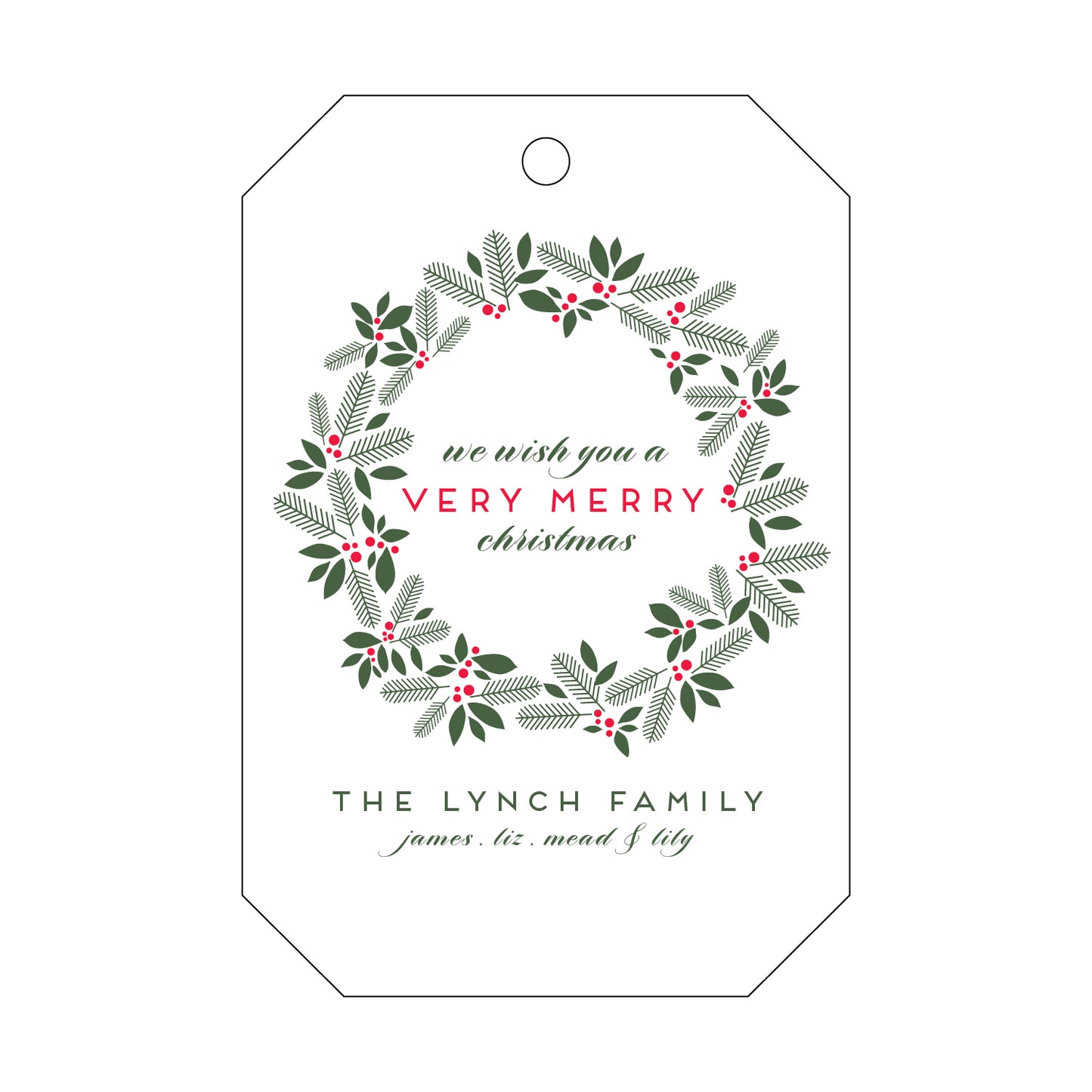 Personalized Gift Tag - T74