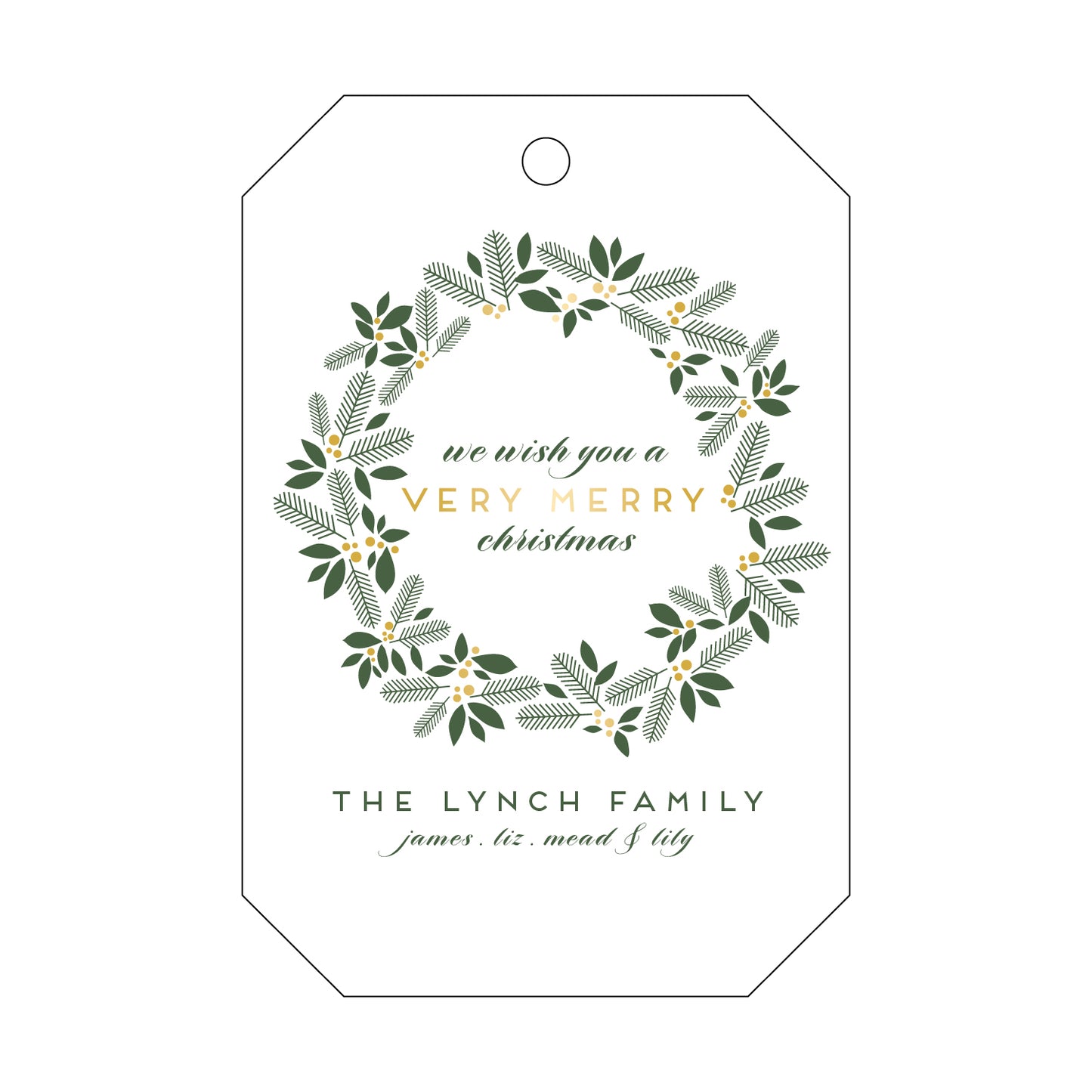 Personalized Gift Tag - T74