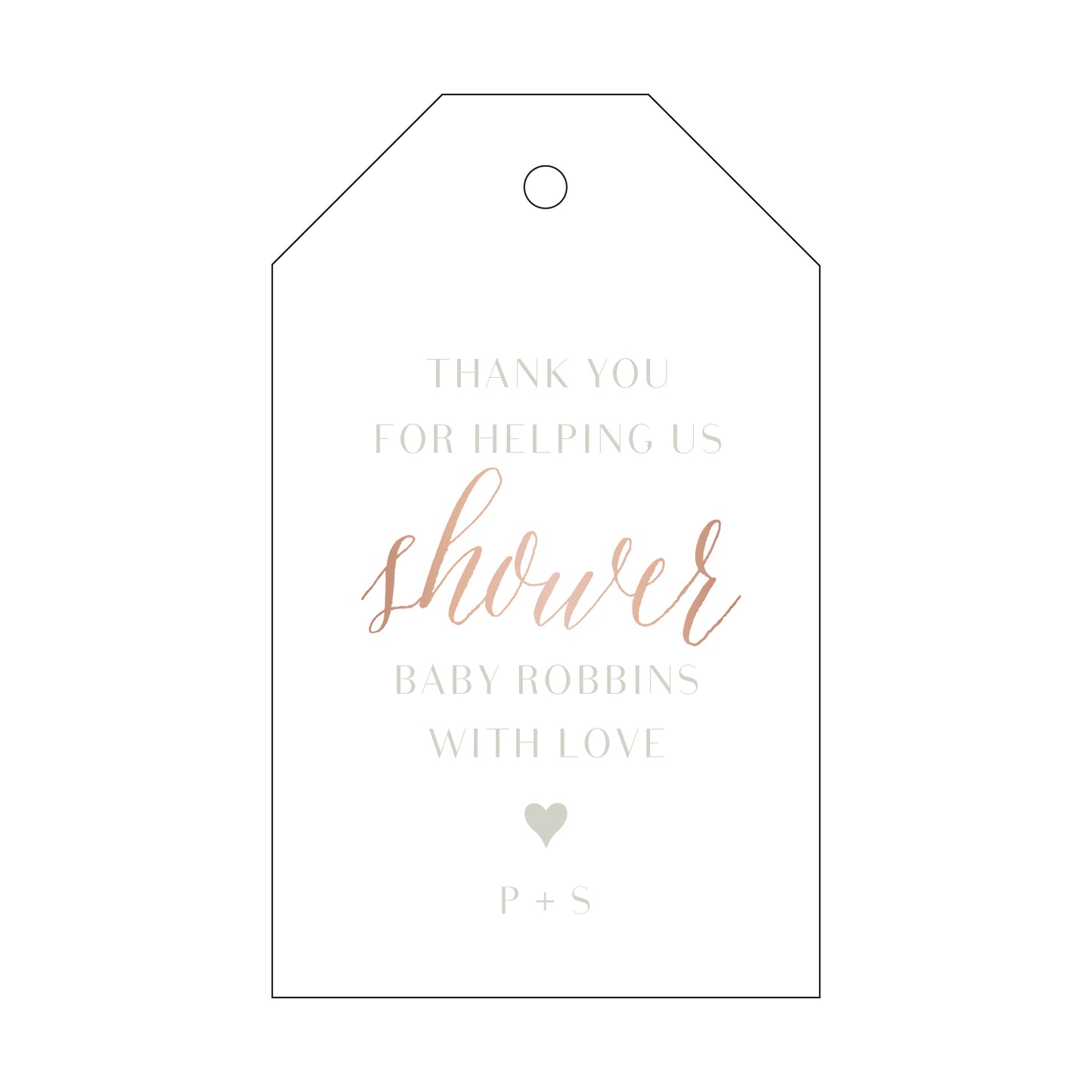 Personalized Gift Tag - T76