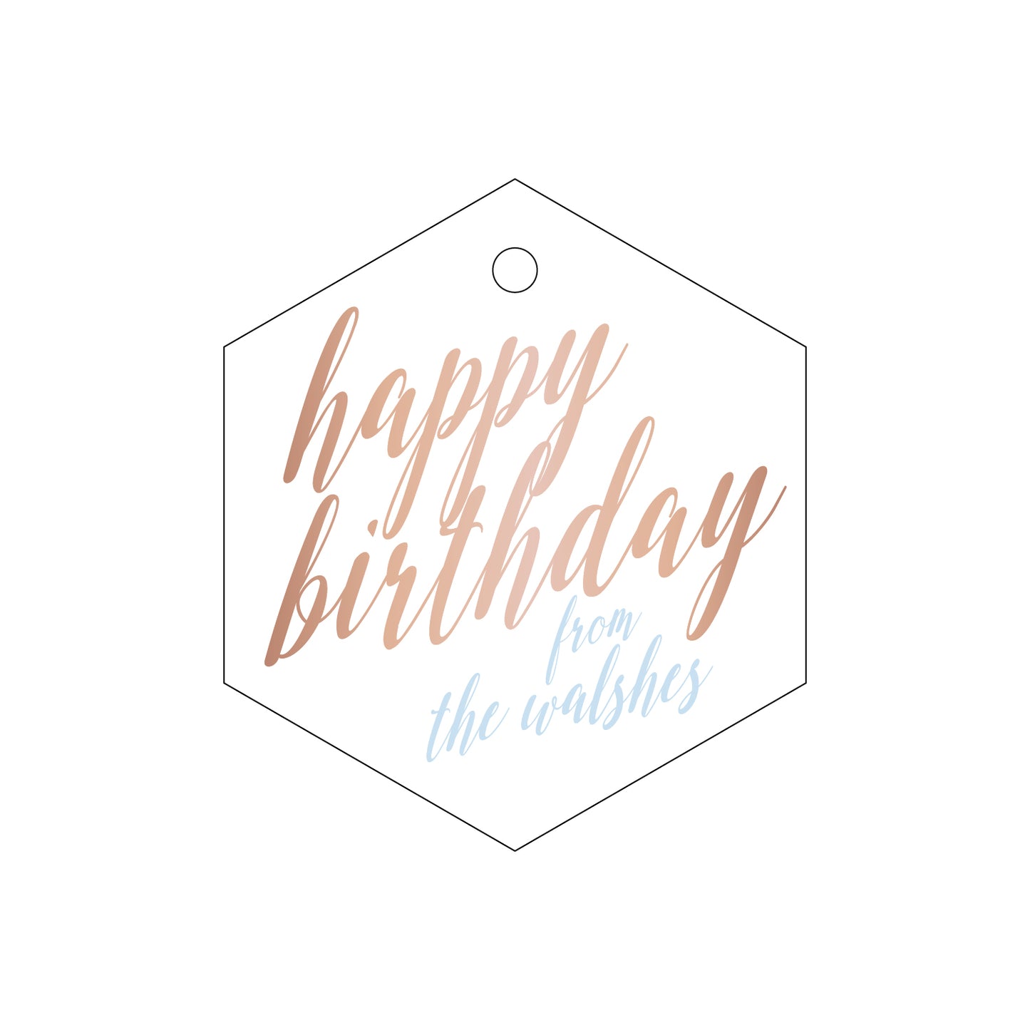 Personalized Gift Tag - T82