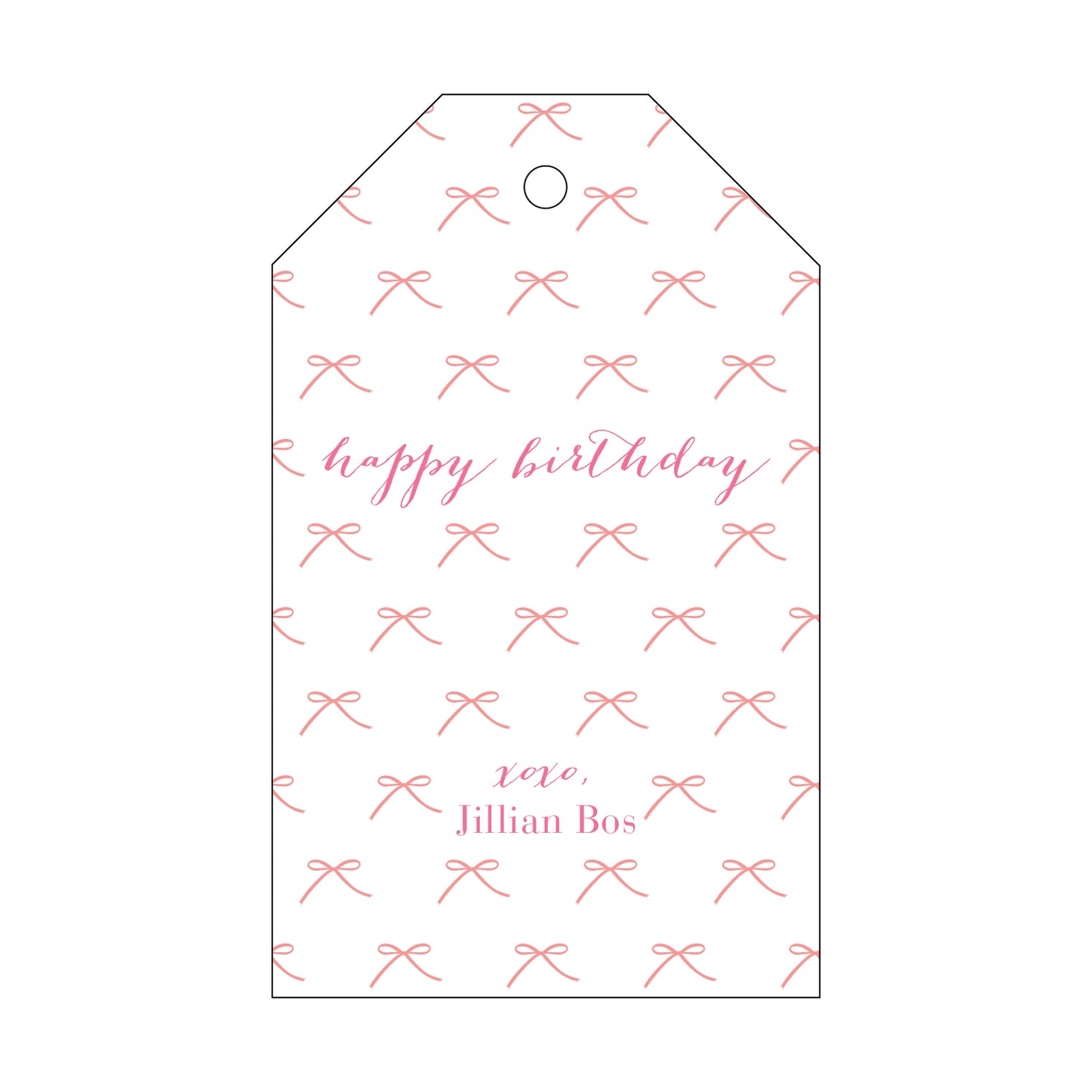 Personalized Gift Tag - T85