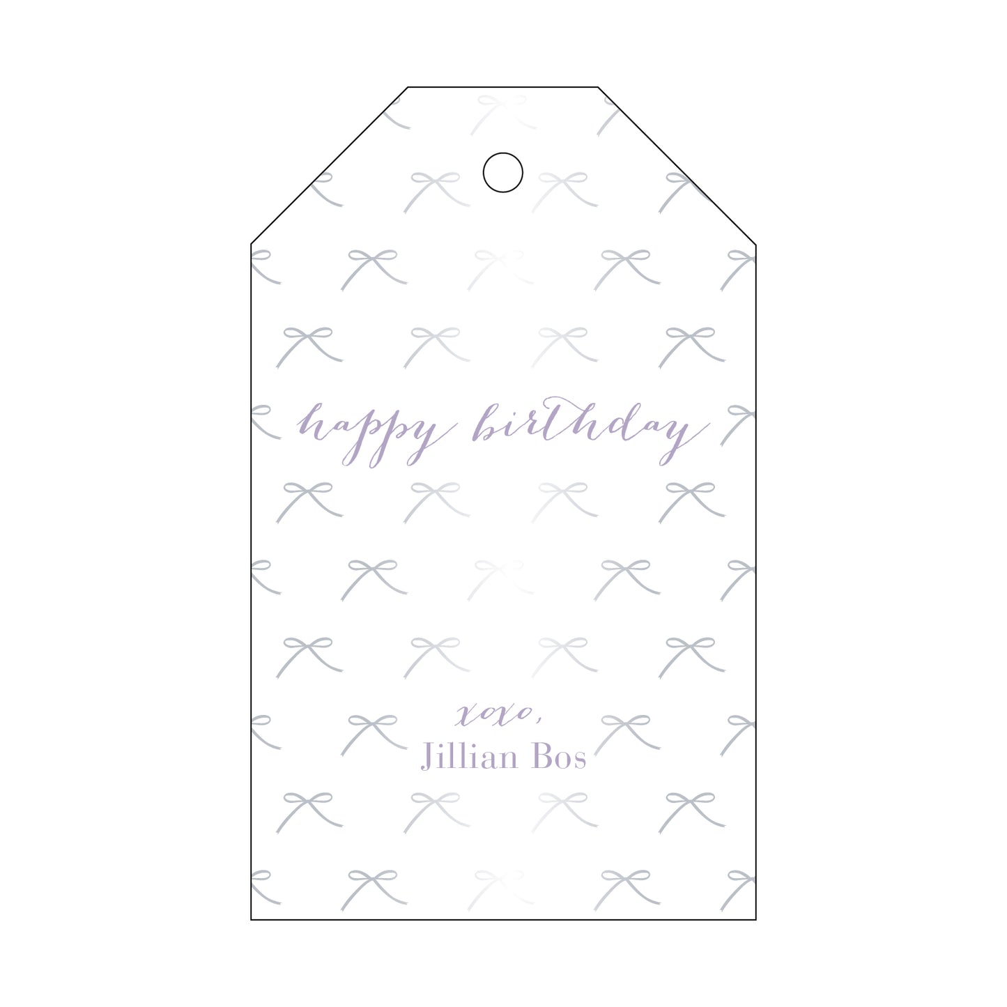 Personalized Gift Tag - T85