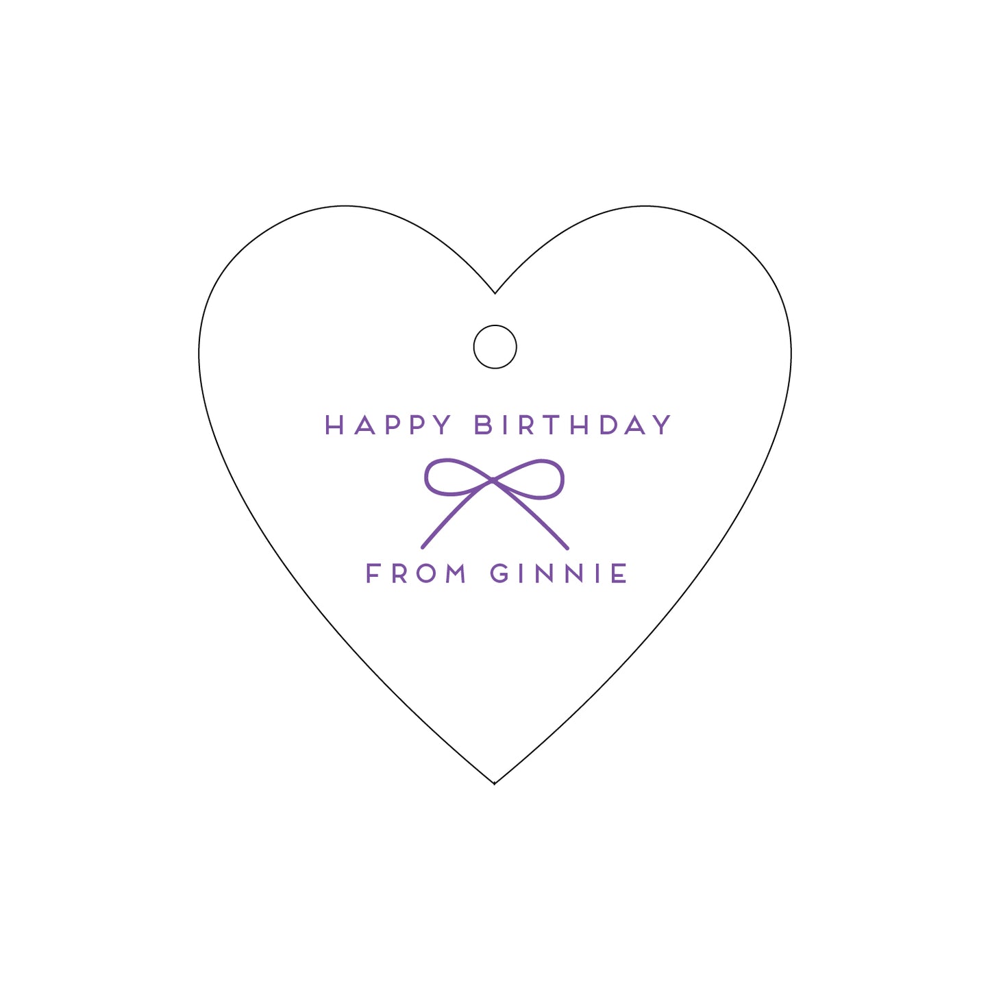 Personalized Gift Tag - T89