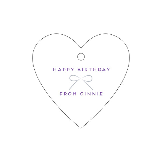 Personalized Gift Tag - T89