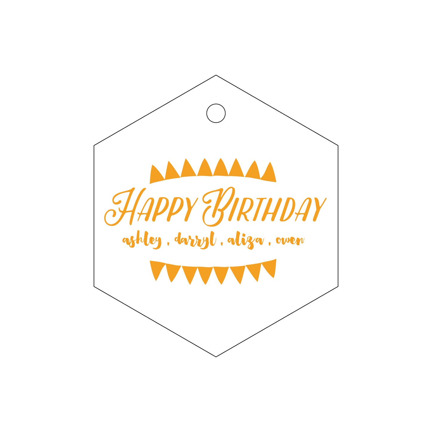 Personalized Gift Tag - T91