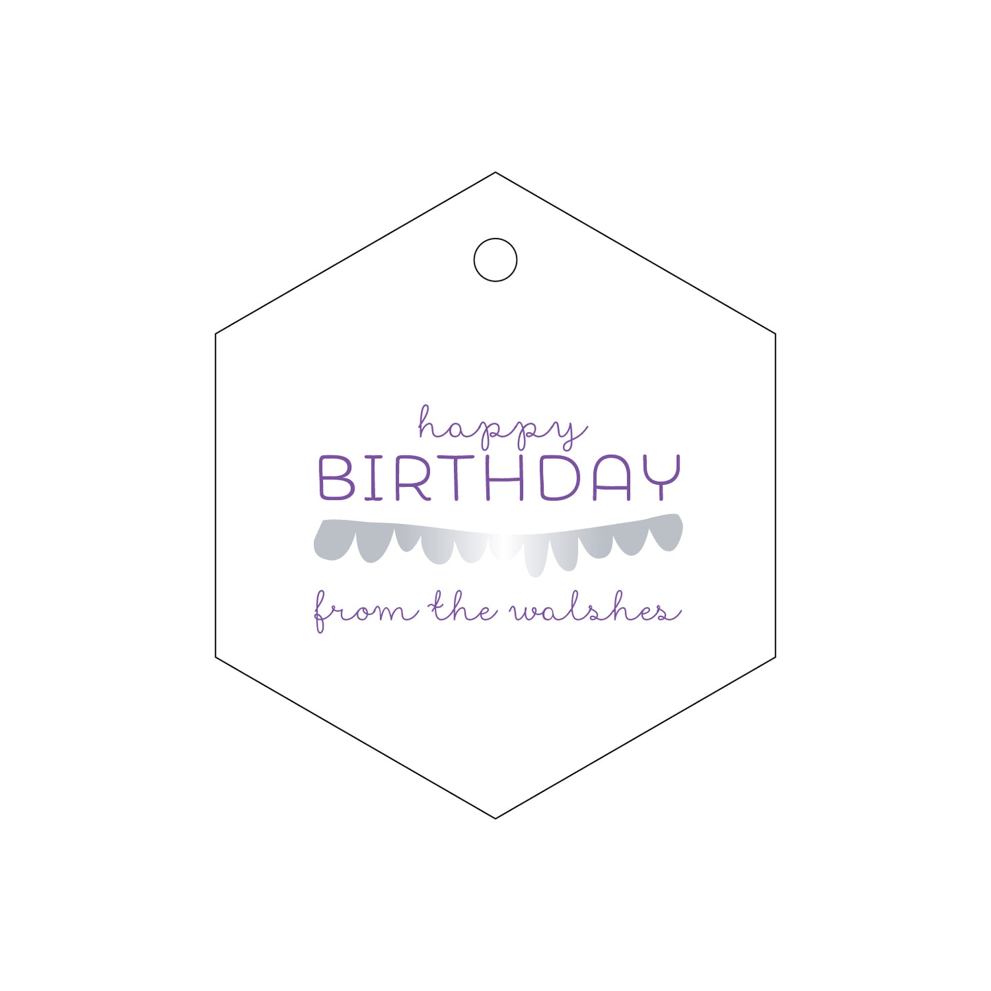 Personalized Gift Tag - T92