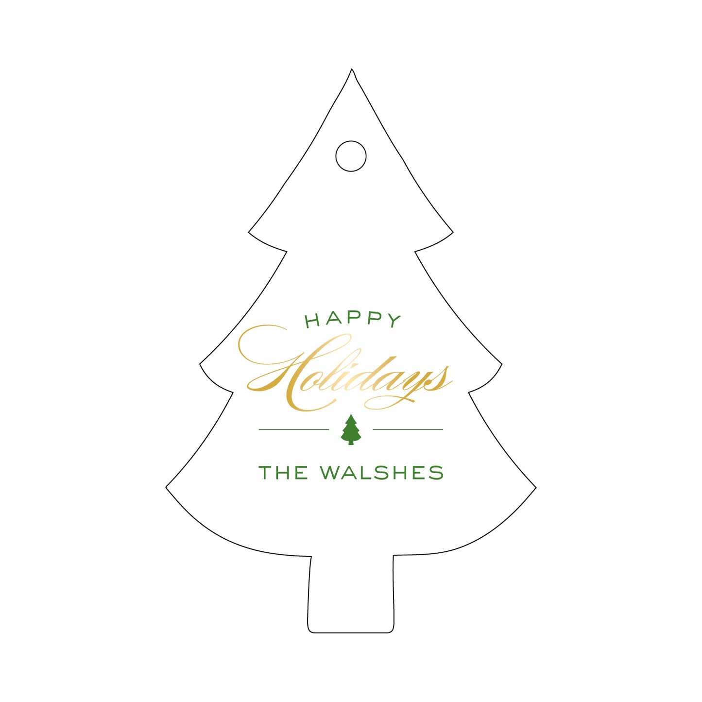 Personalized Gift Tag - T95