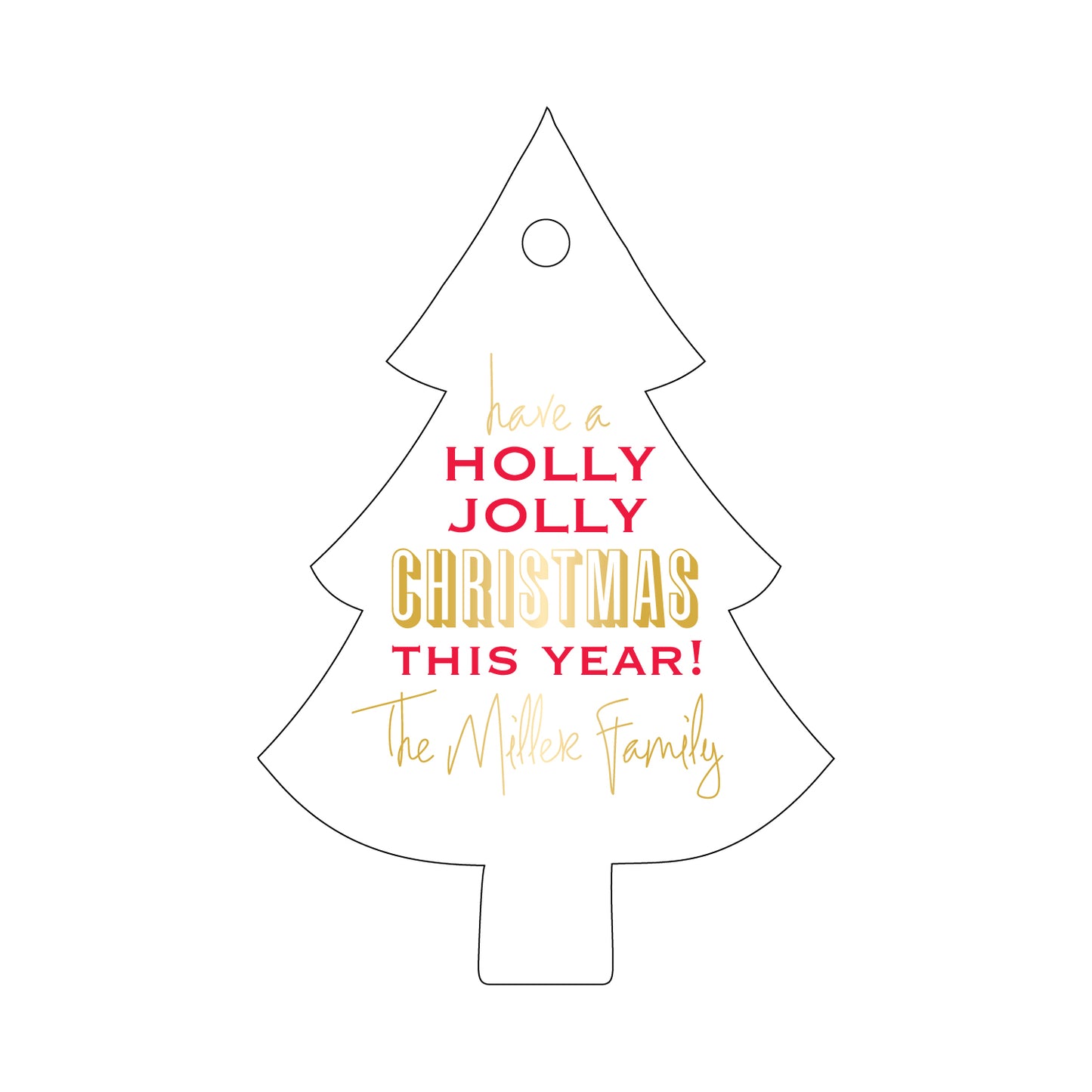 Personalized Gift Tag - T96