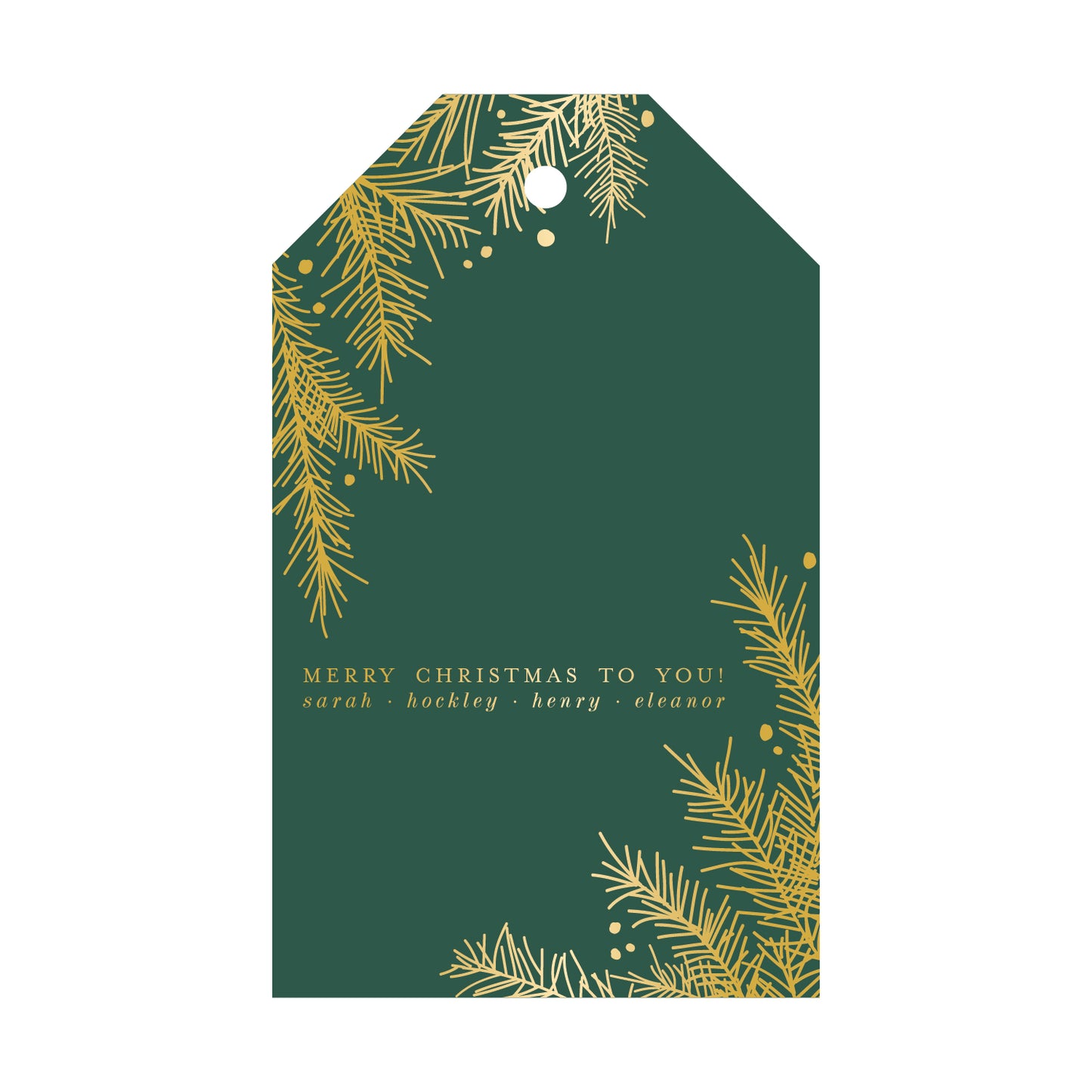 Personalized Gift Tag - T99