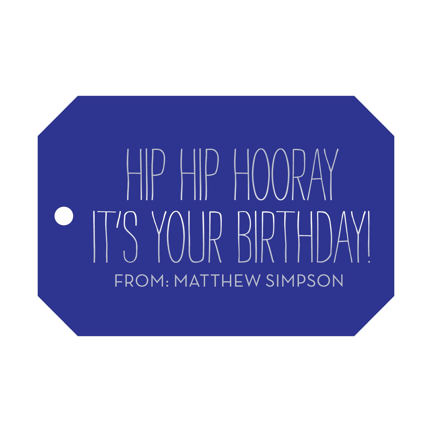 Personalized Gift Tag - T9