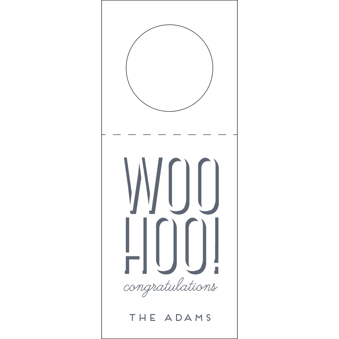 Personalized Wine Tag - WT367