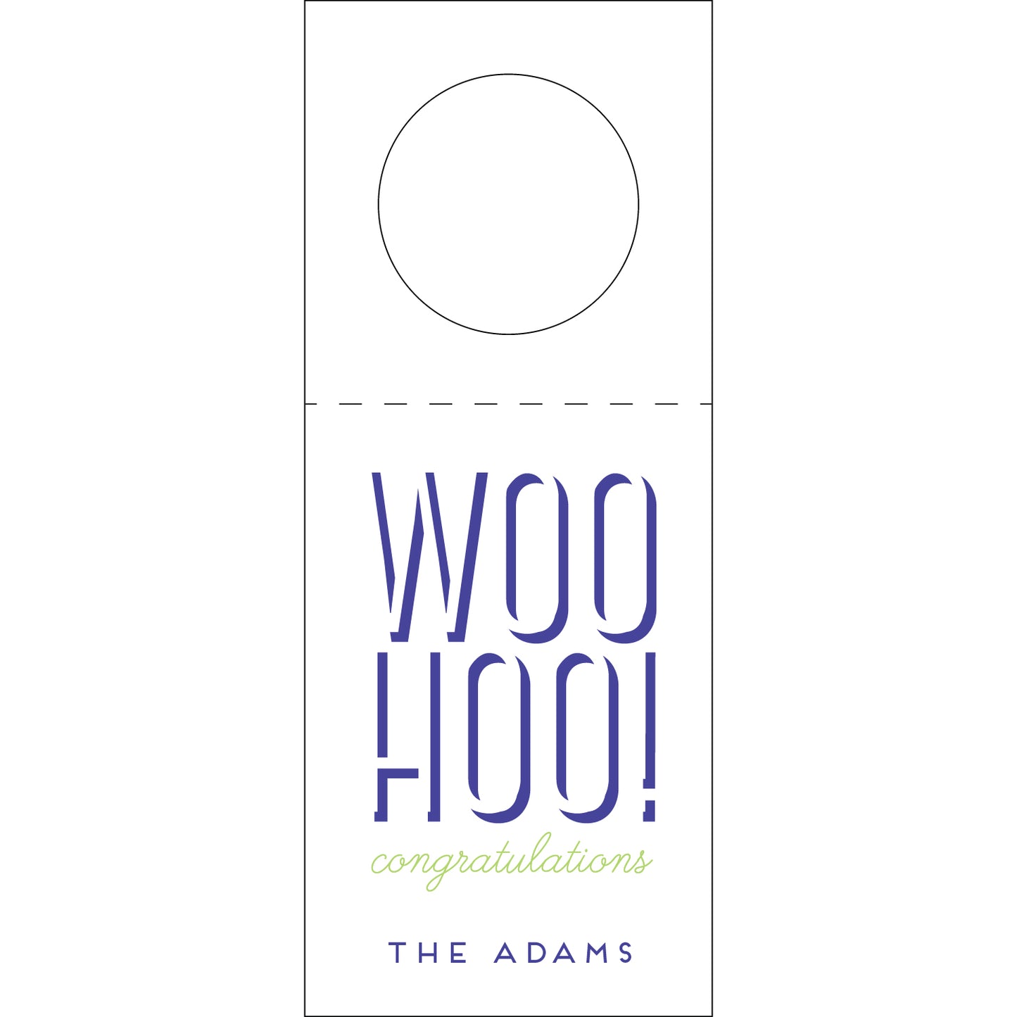 Personalized Wine Tag - WT367