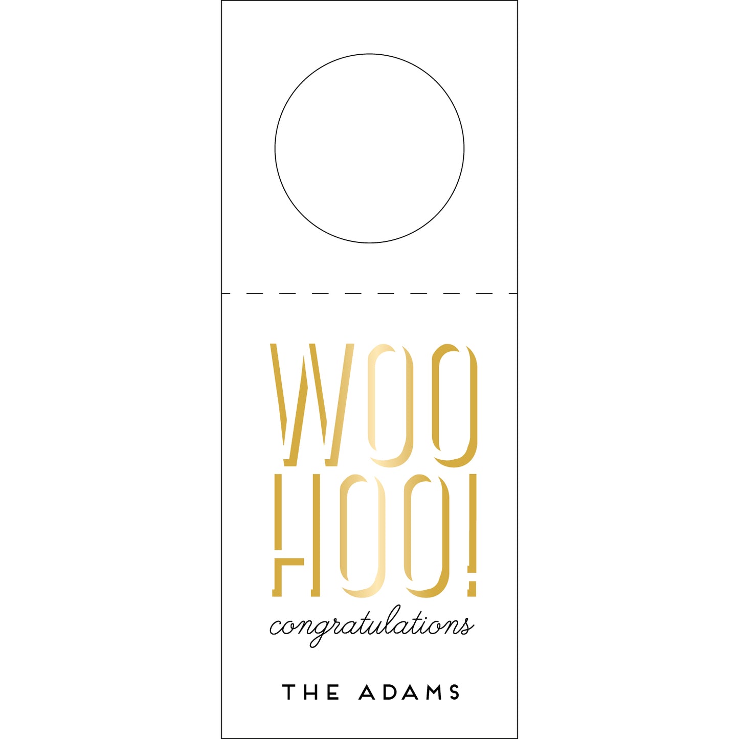 Personalized Wine Tag - WT367