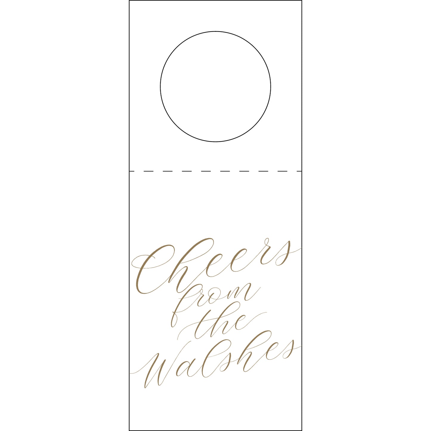 Personalized Wine Tag - WT370
