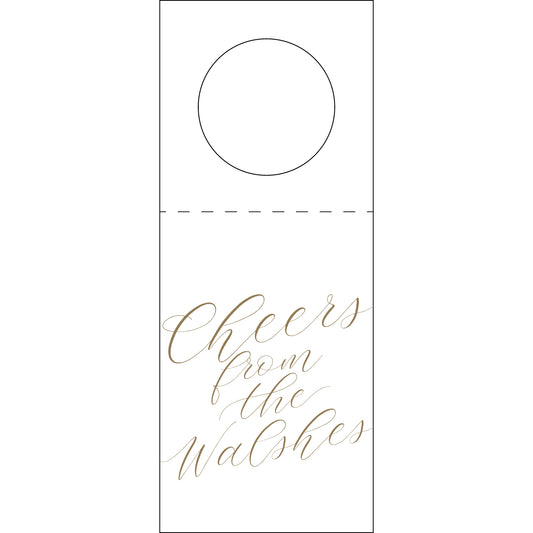 Personalized Wine Tag - WT370