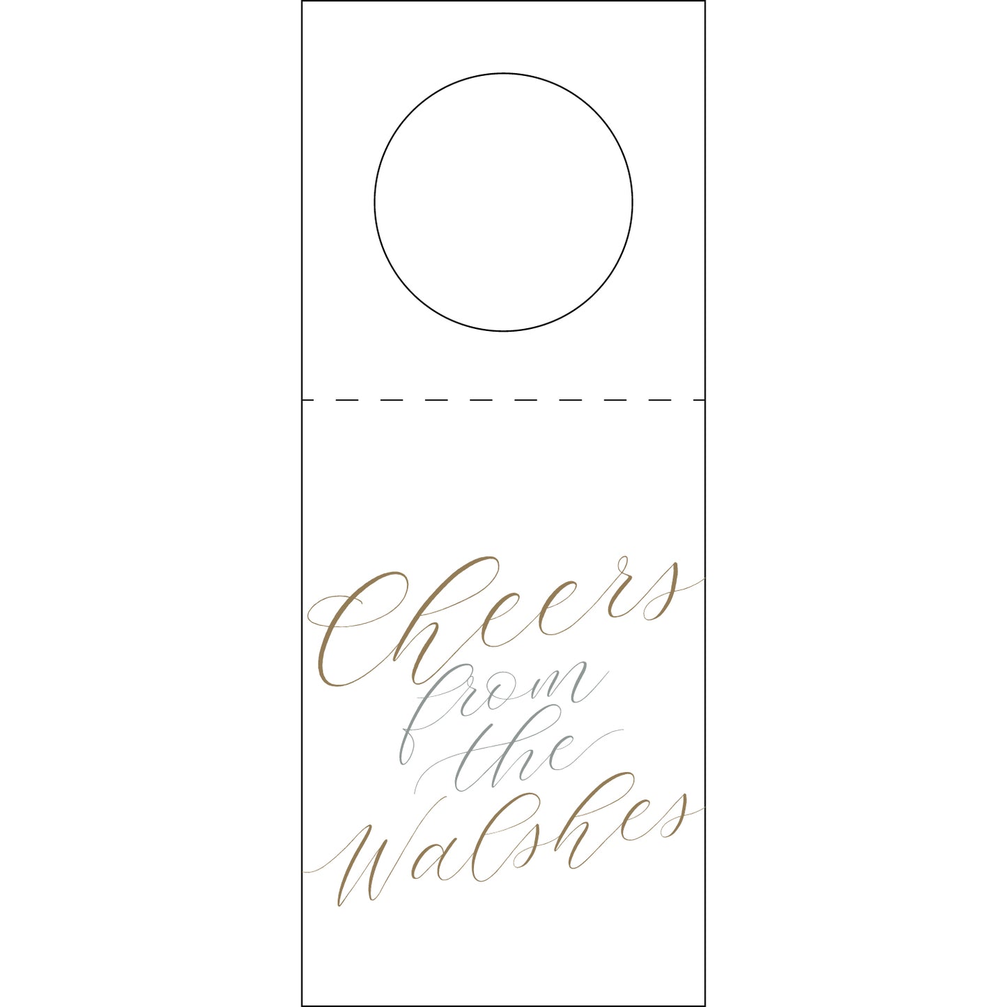 Personalized Wine Tag - WT370