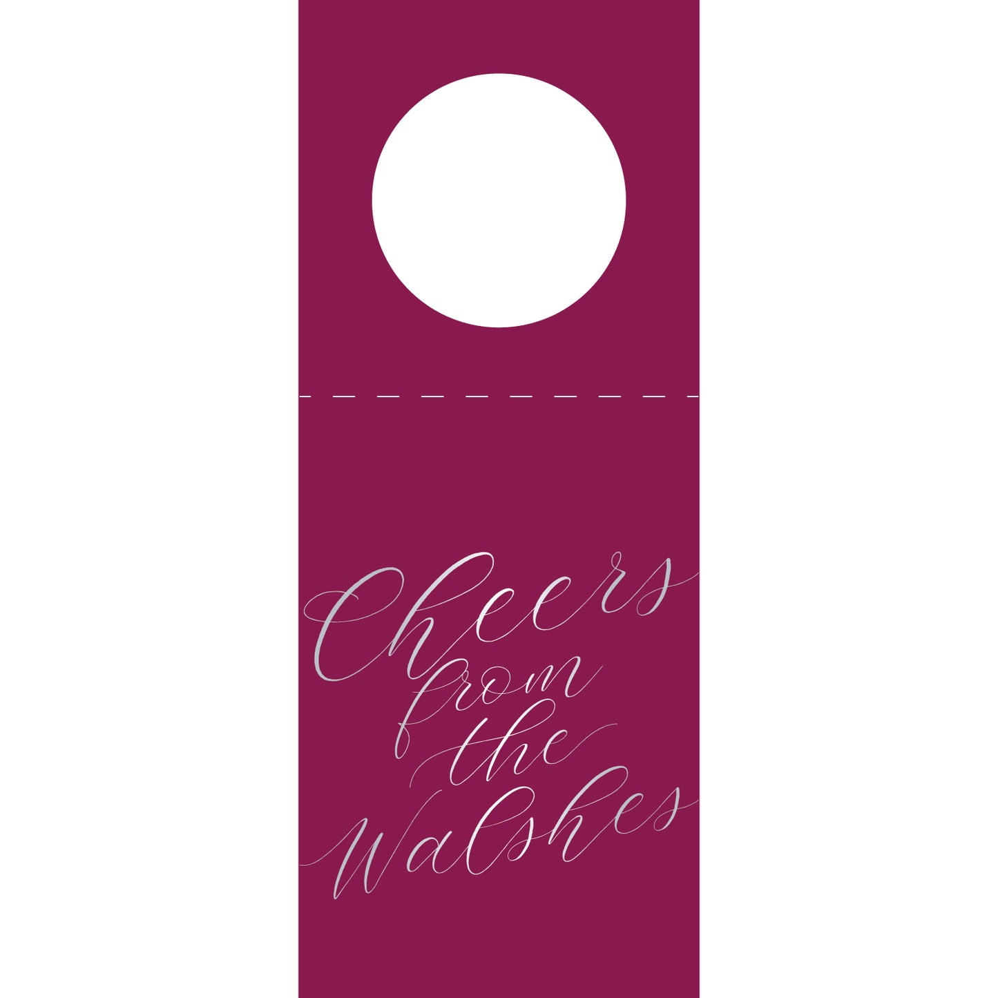 Personalized Wine Tag - WT370