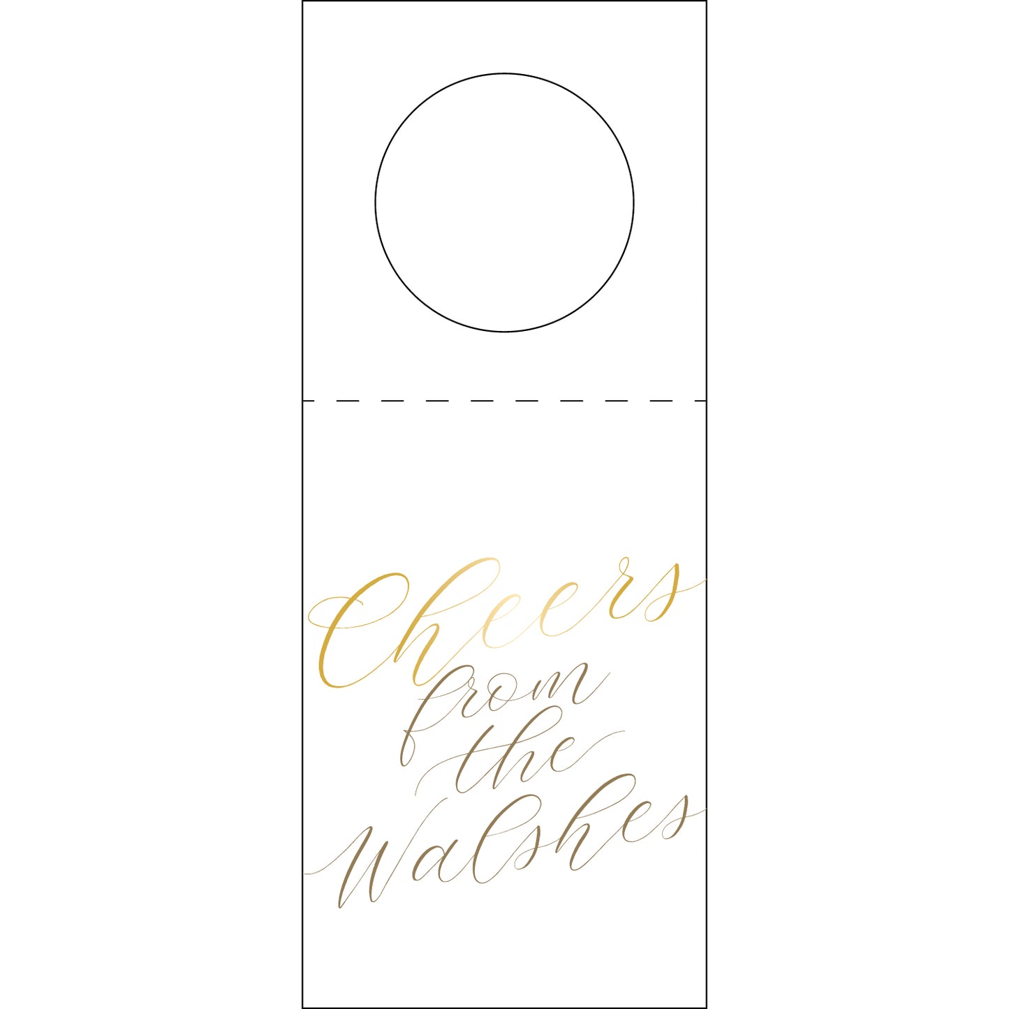 Personalized Wine Tag - WT370