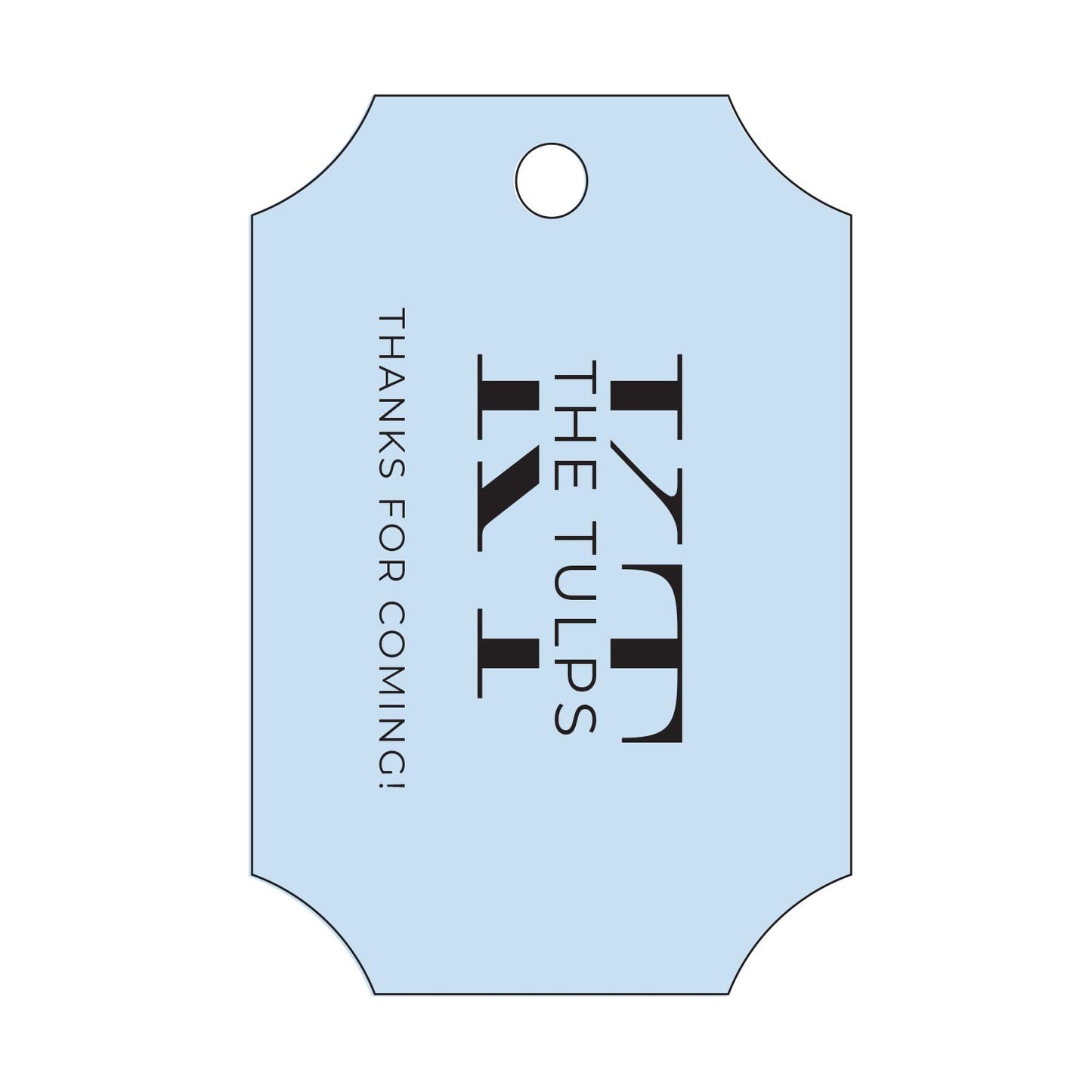 Personalized Gift Tag - T389