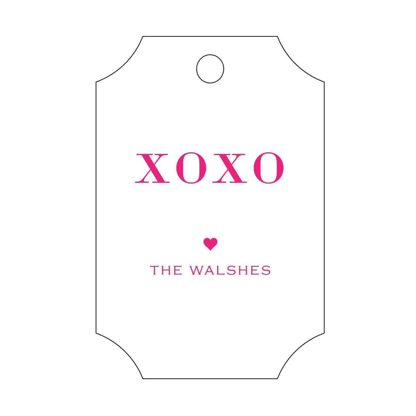 Personalized Gift Tag - T395