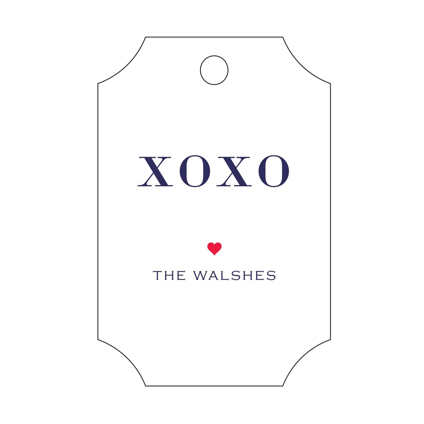 Personalized Gift Tag - T395