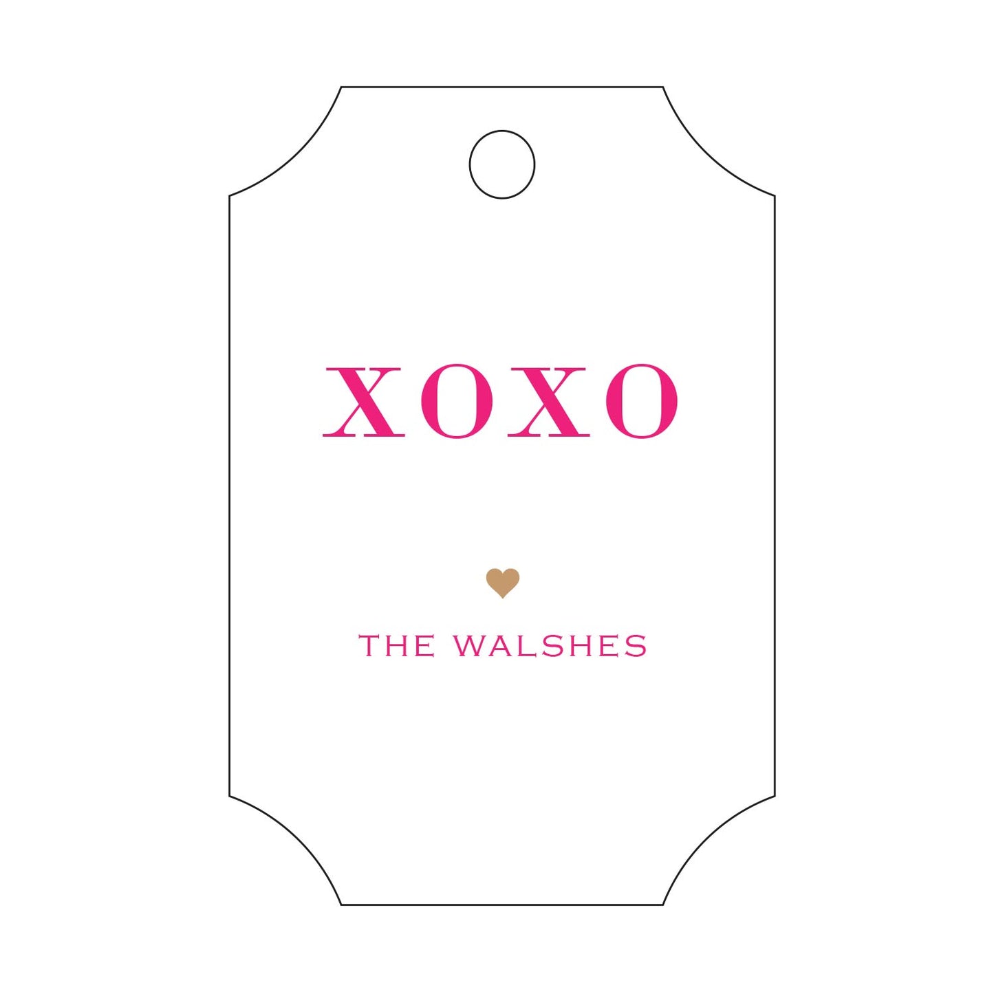 Personalized Gift Tag - T395