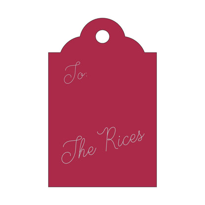 Personalized Gift Tag - T394