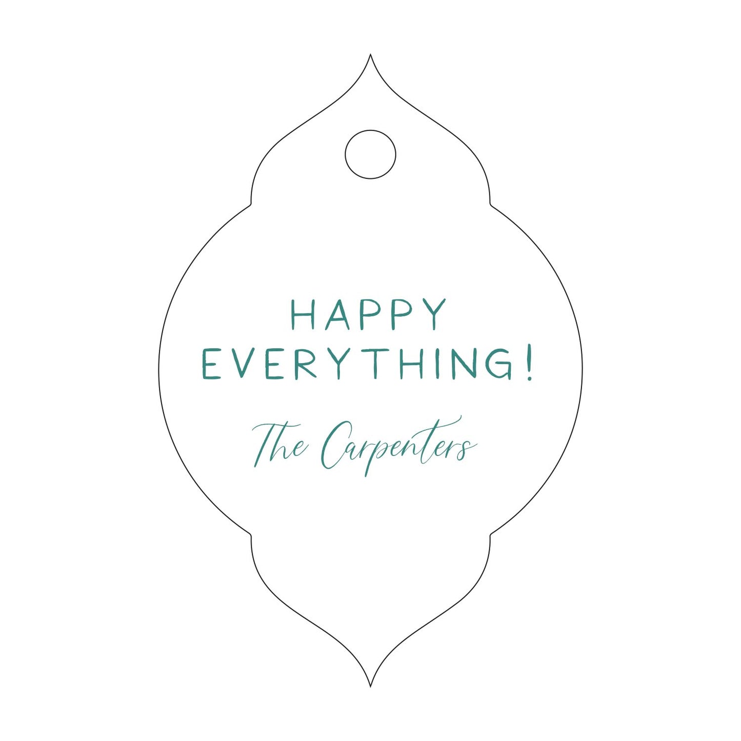 Personalized Gift Tag - T397